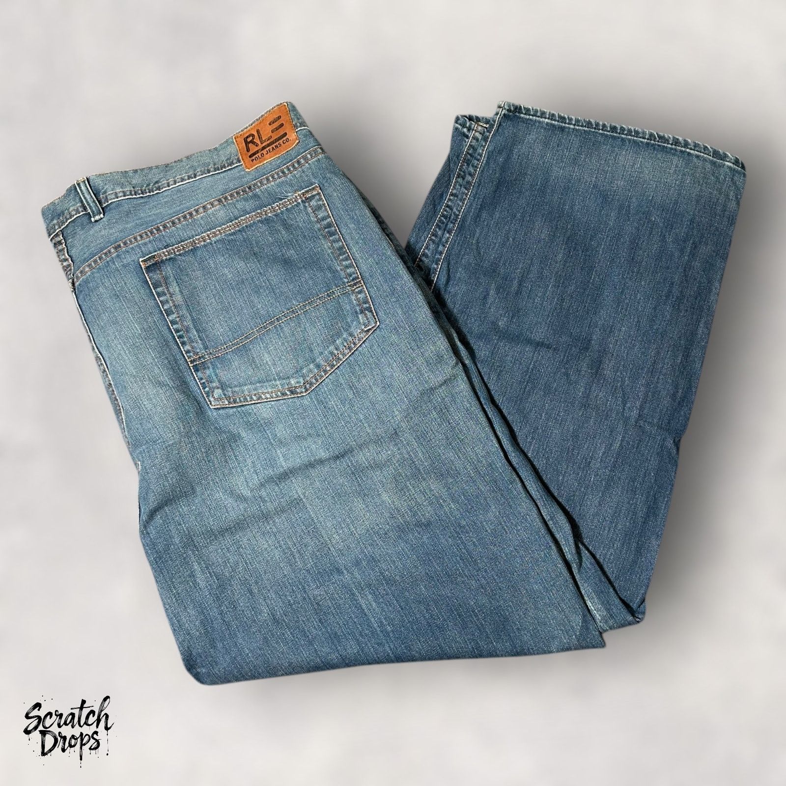 Other RLE Polo Jeans Co Vtg Denim Jeans Size 48x32 Deadstock Pants Size US 38 / EU 54 - 7 Thumbnail