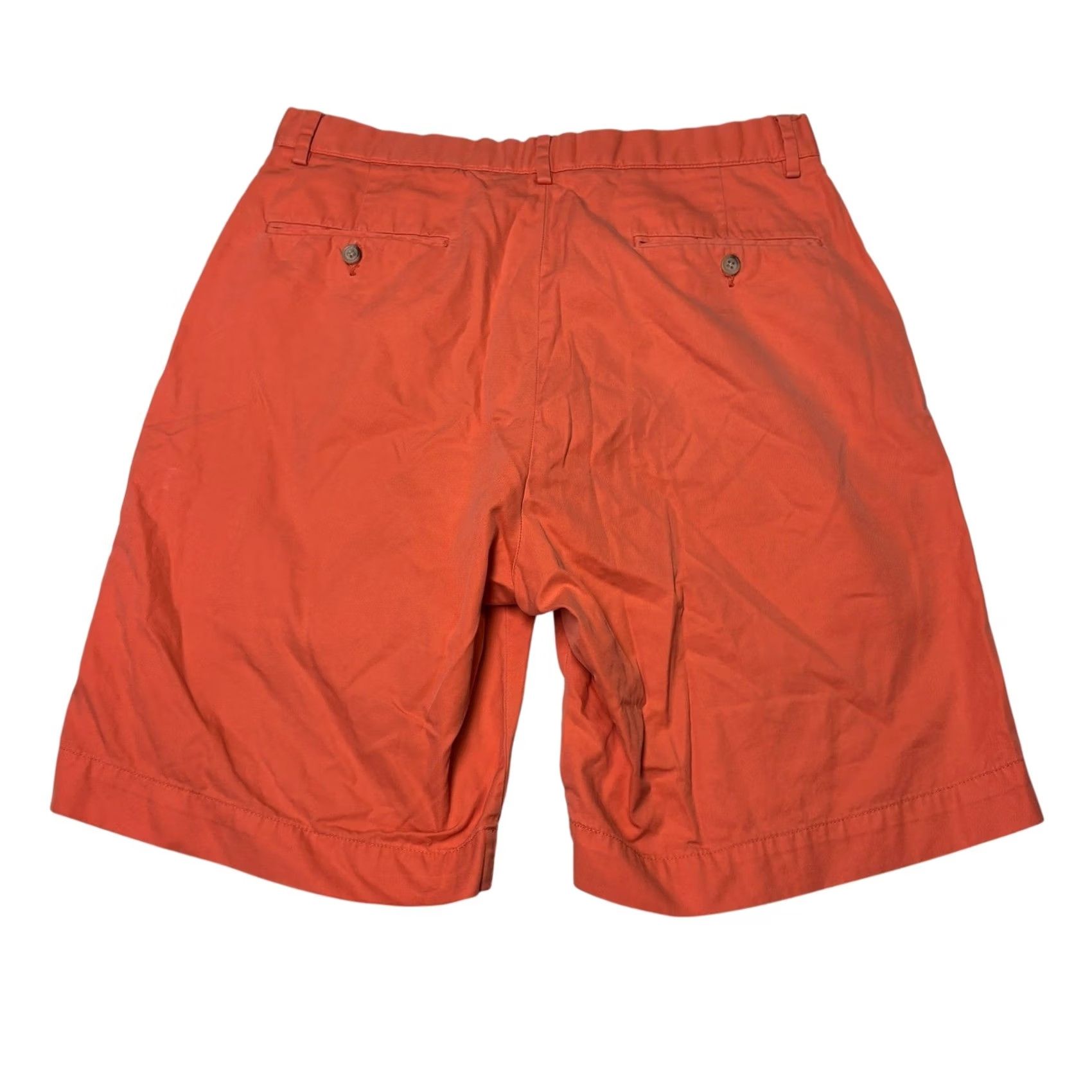 Polo Ralph Lauren Polo Ralph Lauren Mens Chino Shorts 32x9 Coral Orange Cotton Twill Flat Front Classic Casual Mens Size US XS / EU 42 / 0 - 6 Thumbnail