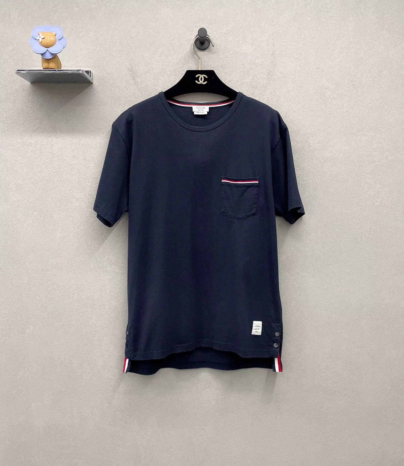 Thom Browne Thom Browne Navy Short-Sleeve Top Size US S / EU 44-46 / 1 - 1 Thumbnail