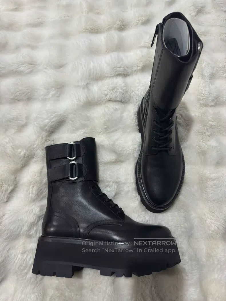 Celine Celine Buckle Thick Sole Martin Boots Size US 9 / EU 42 - 1 Thumbnail