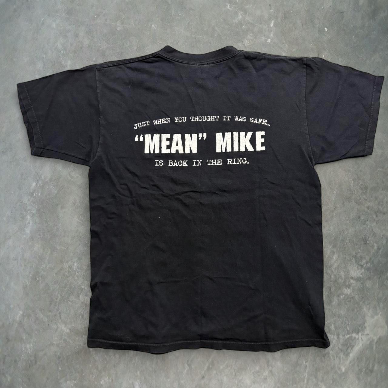 Vintage Crazy Vintage Y2K/2000s Mean Mike Miller Fighting Wrestling Black Graphic tee! Size US L / EU 52-54 / 3 - 1 Thumbnail
