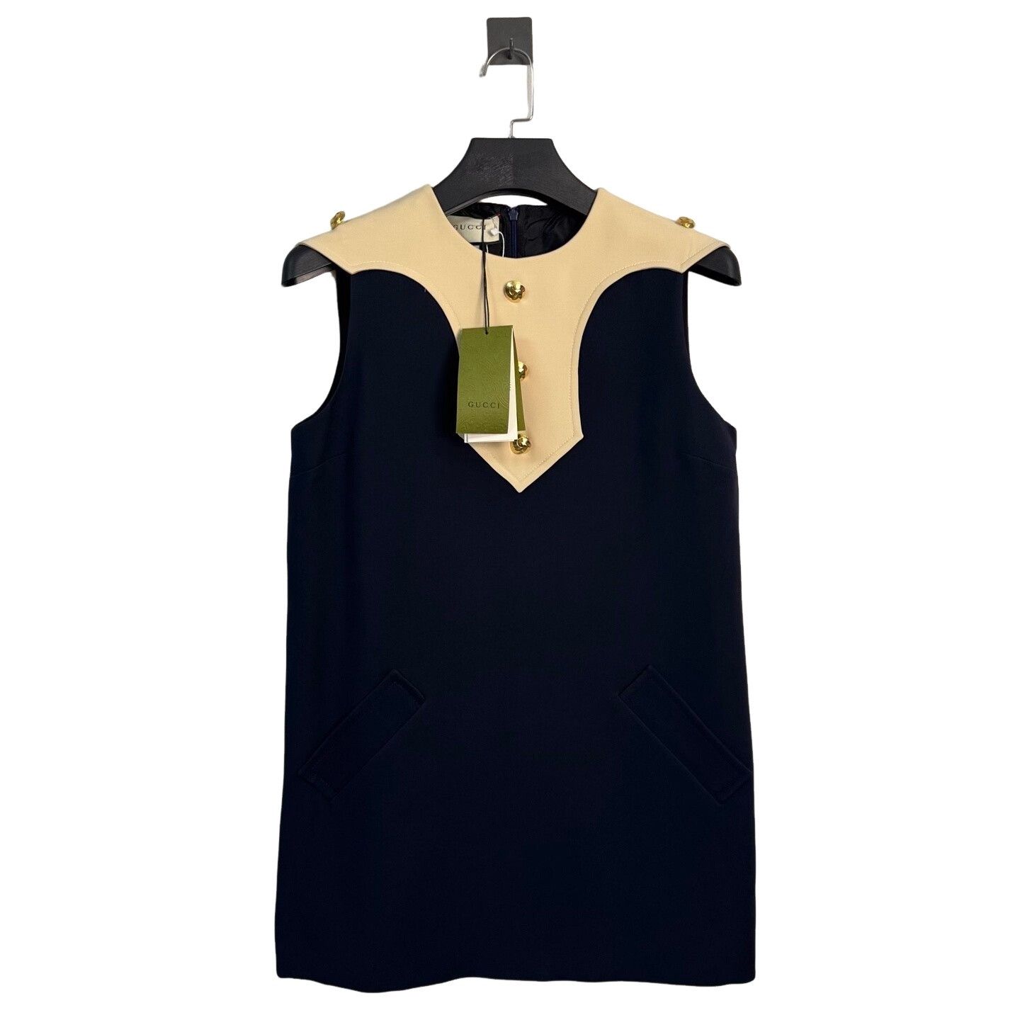 Gucci Gucci Two-Tone Sleeveless Dress Size 42 Size M / US 6-8 / IT 42-44 - 1 Thumbnail