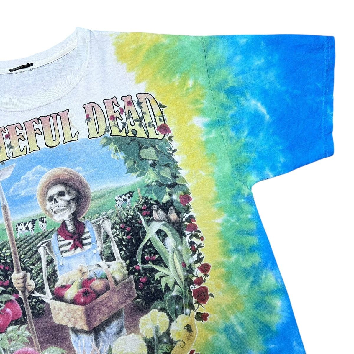 Liquid Blue Vintage 2000s Grateful Dead Liquid Blue Keep It Green TShirt Size US XL / EU 56 / 4 - 5 Thumbnail