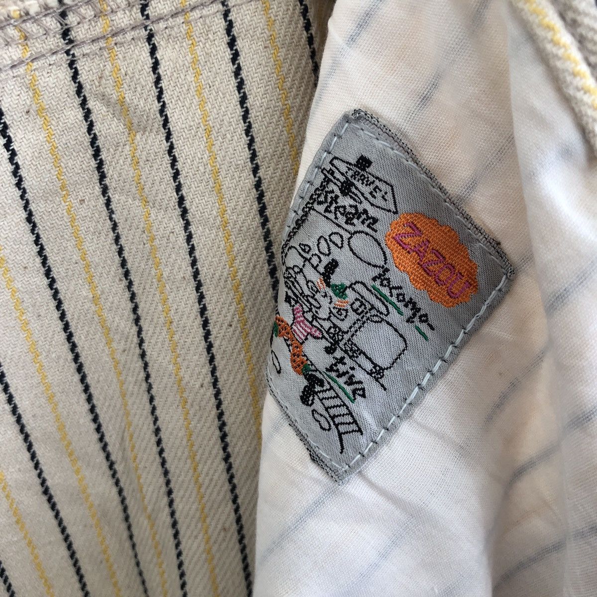 Japanese Brand × Johnbull ZAZOU JOHNBULL HIKORI STRIPE PANTS Size US 29 - 5 Thumbnail