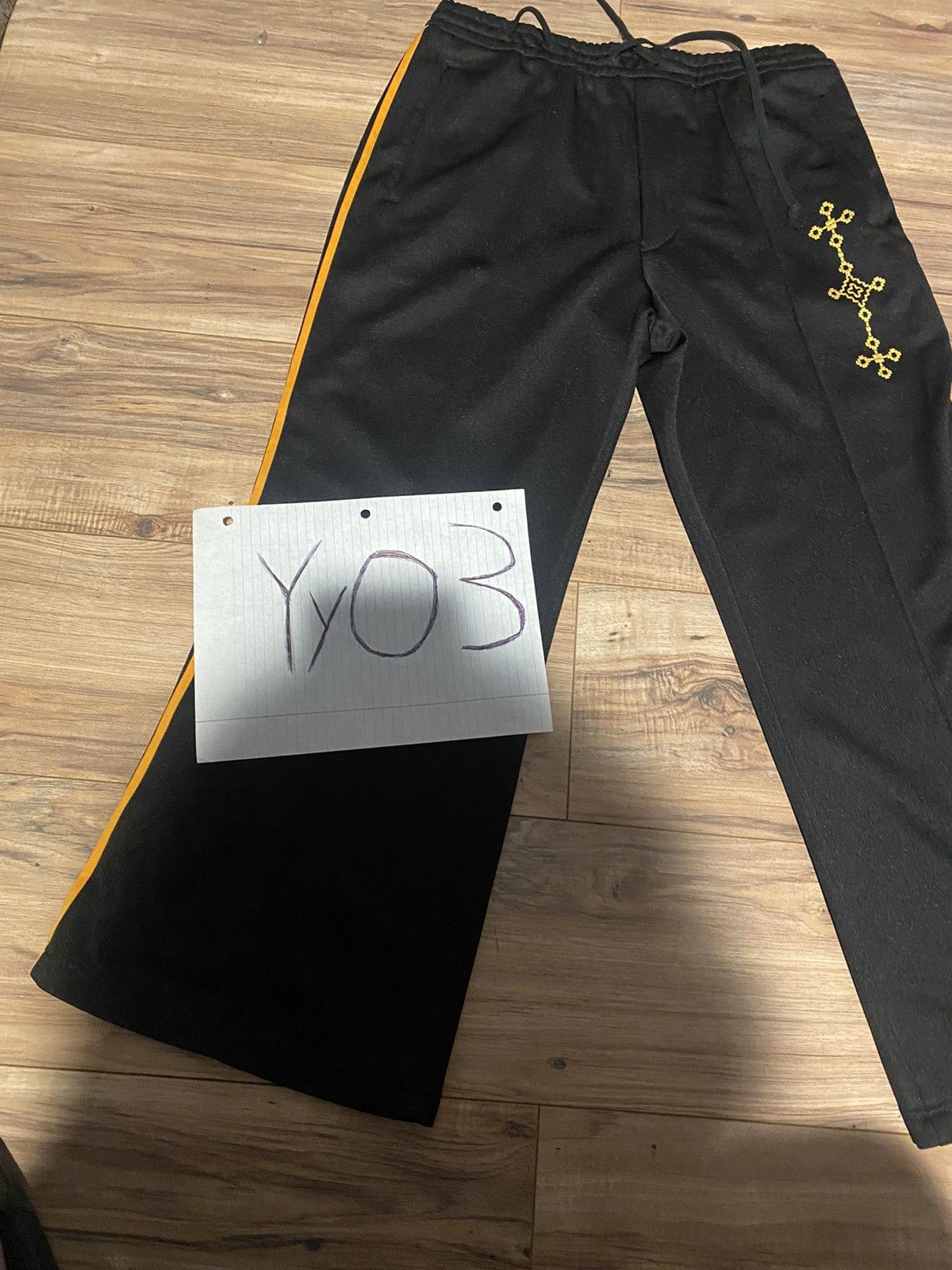 image of Yohji Yamamoto Flare Pants in Black, Men's (Size 33)