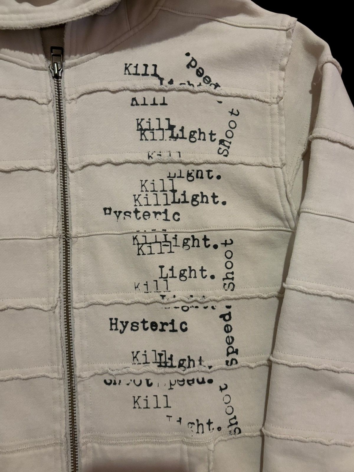 Hysteric Glamour Hysteric Ss99 Hagi Typewriter Zip Up Size US M / EU 48-50 / 2 - 4 Thumbnail