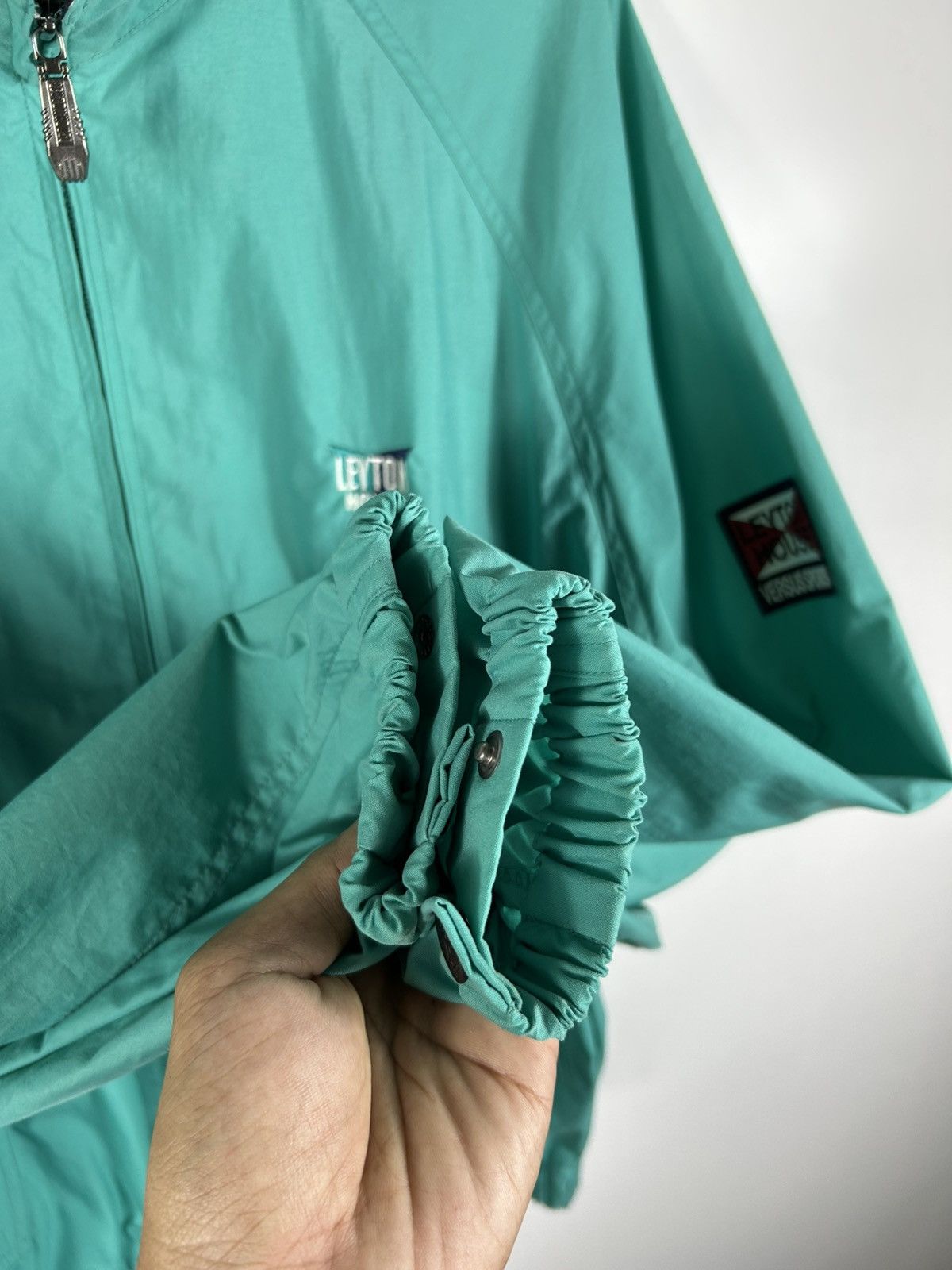 Versus × Vintage ⚡️Vintage Leyton House Zipper Bomber Jacket Size US L / EU 52-54 / 3 - 8 Thumbnail