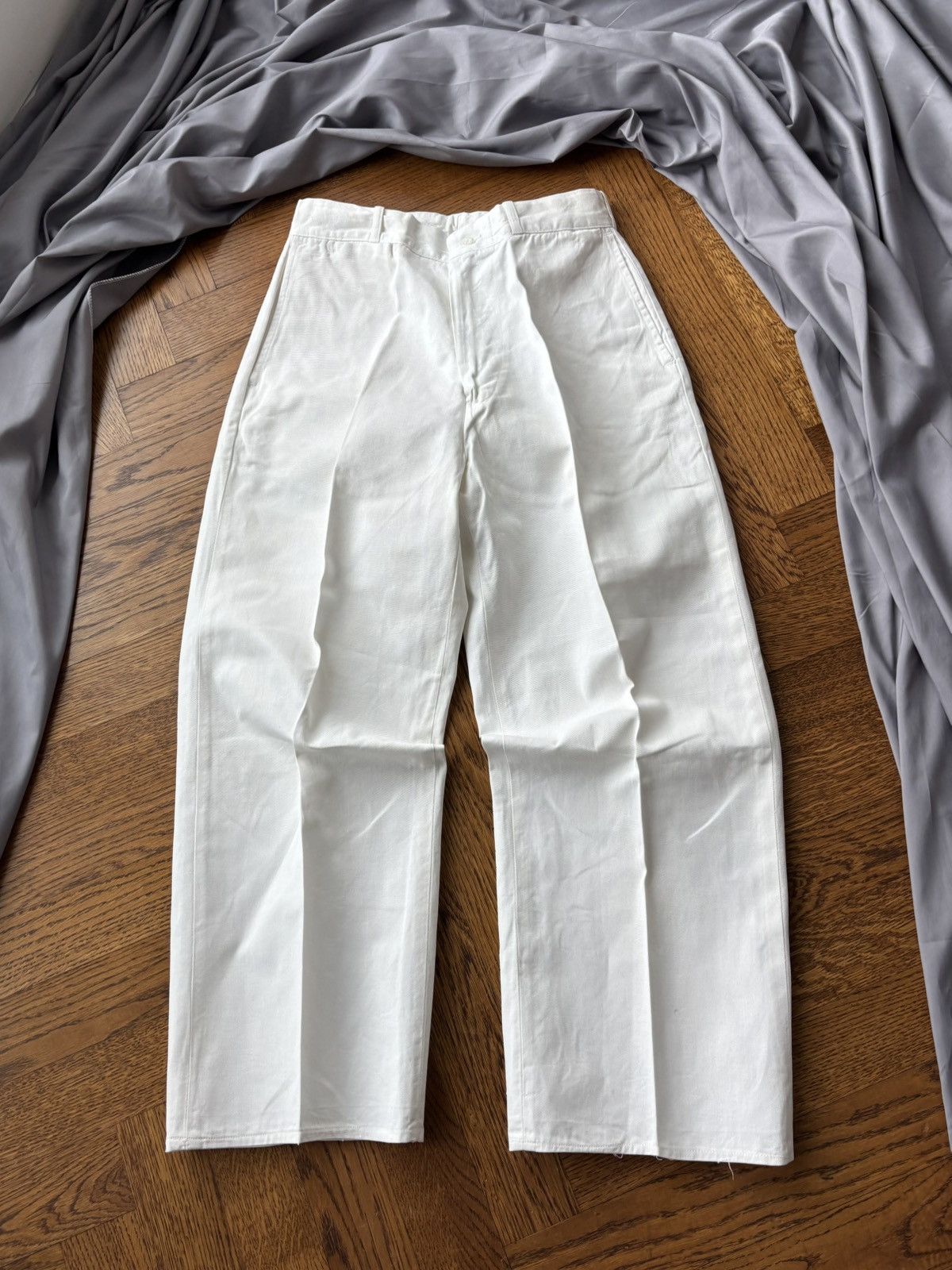 Vintage 1950s Trousers WW2 Vintage Military Dress Pants RCN Navy Uni Size US 27 - 1 Thumbnail