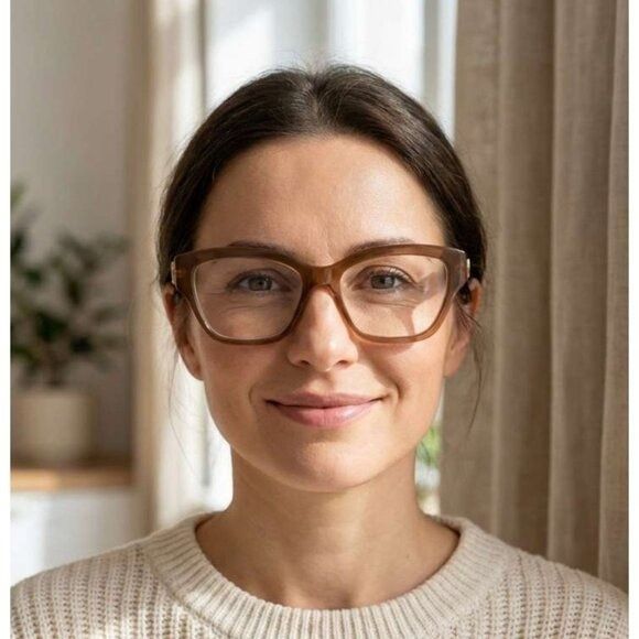 Gucci NEW GUCCI EYEGLASSES GG1597O 003 BROWN WOMEN GUCCI Size ONE SIZE - 2 Thumbnail