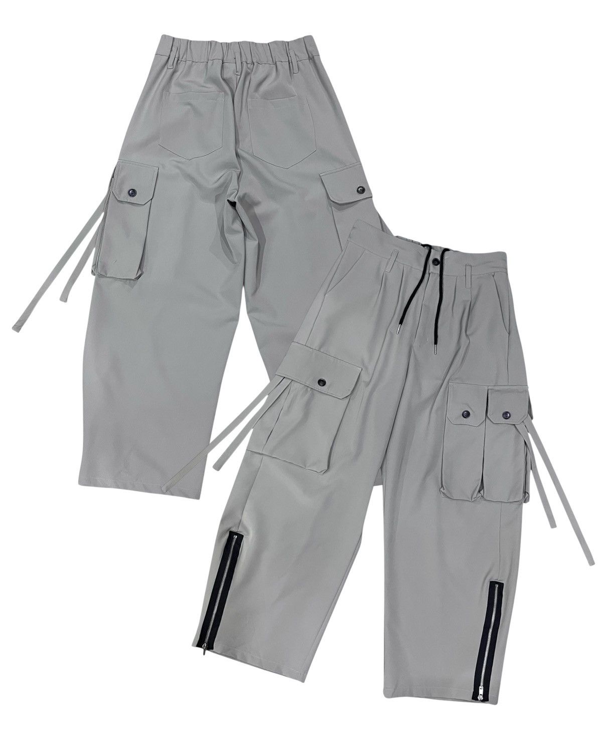 Japanese Brand RARE🔥Baggy Wide Bondage Cargo Pants Yohji Style Size US 30 / EU 46 - 1 Thumbnail