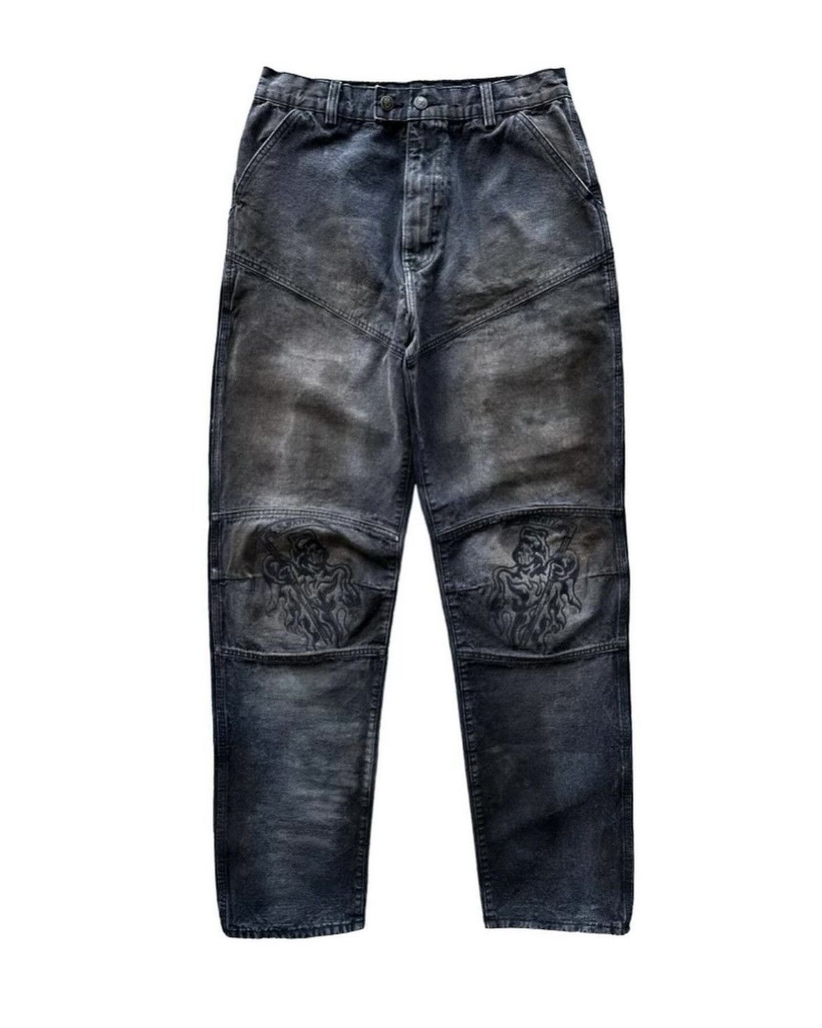 Warren Lotas Warren Lotas Stained Biker Pants Jeans Cargo Size US 30 / EU 46 - 1 Thumbnail