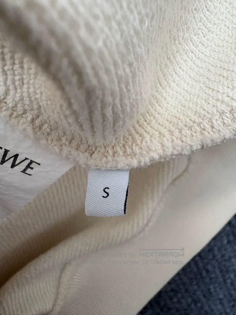 Loewe Loewe White Leather Pocket Hoodie Size US S / EU 44-46 / 1 - 7 Thumbnail