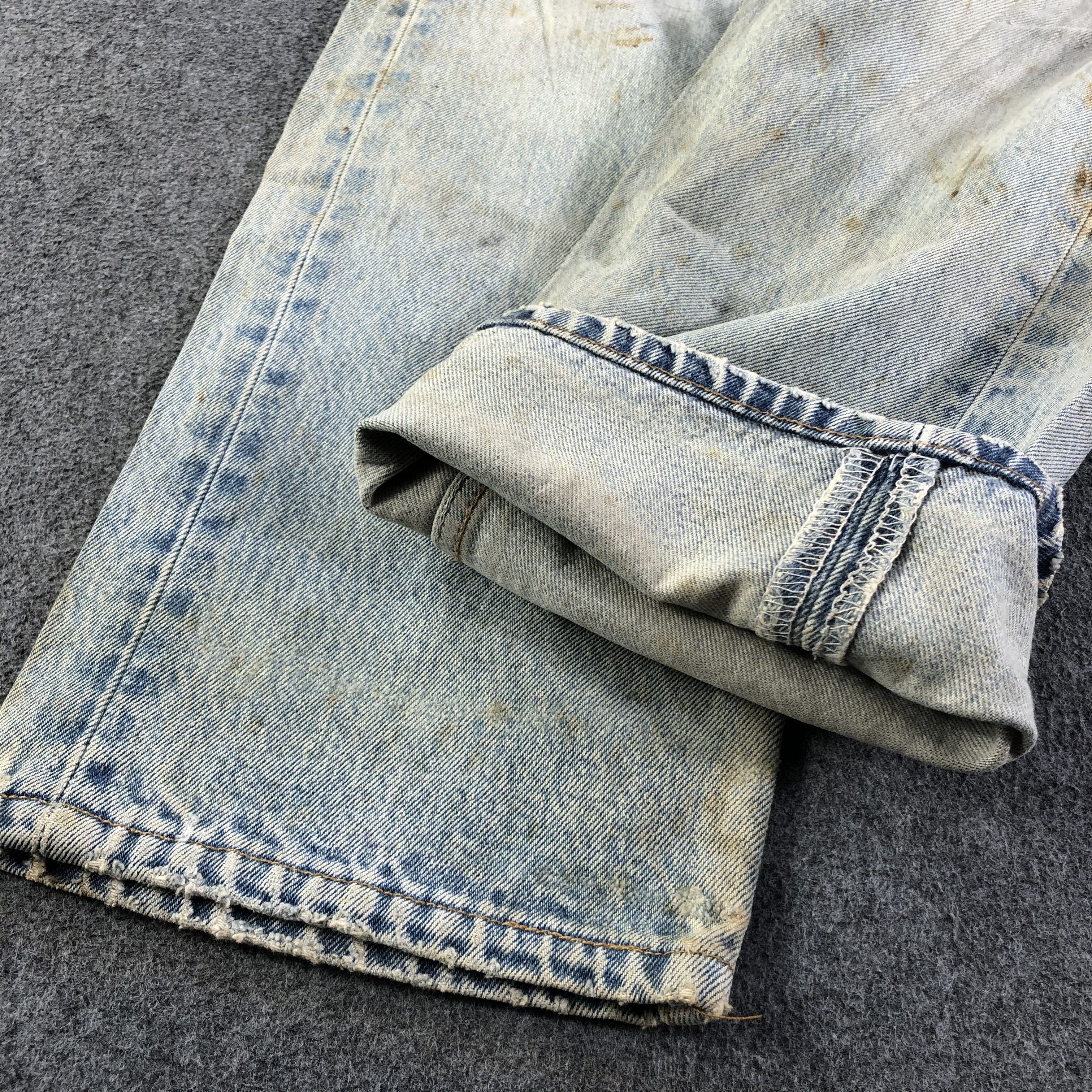 Levi's Vintage Light Wash Levis 501 Jeans-J2775 Size US 35 - 6 Thumbnail