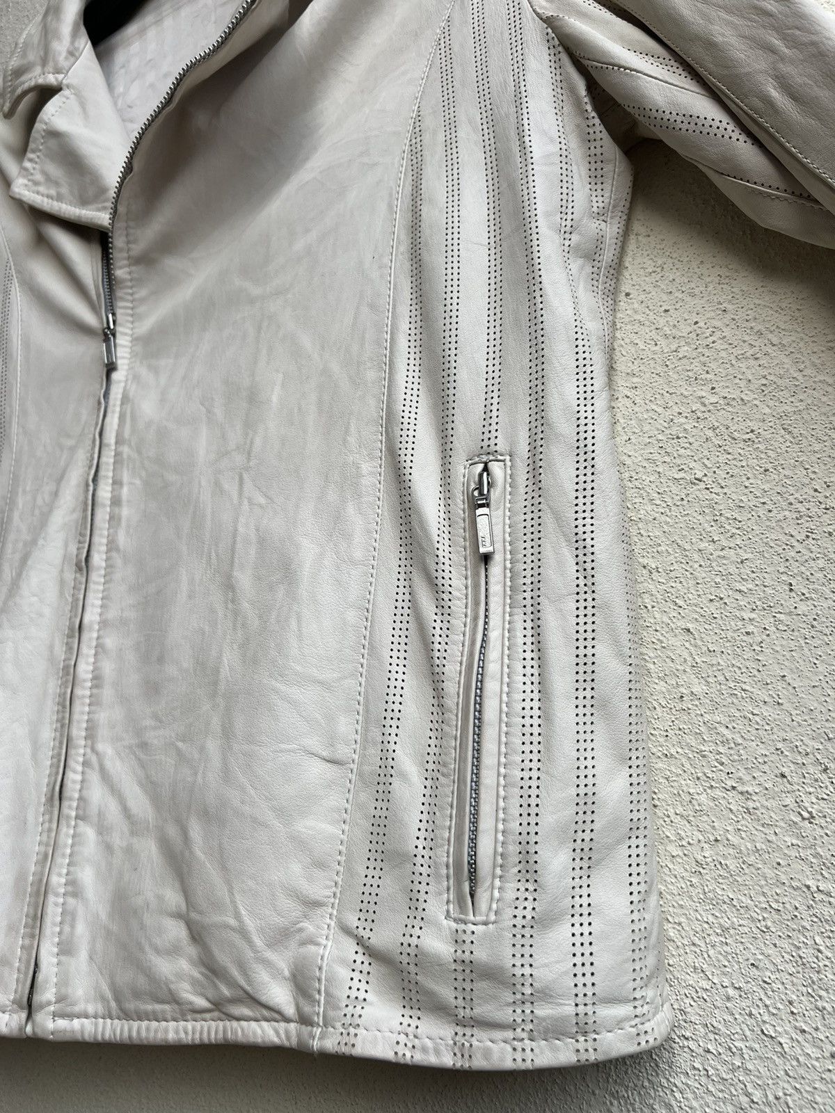 ABAHOUSE Abahouse Japan Patina White Sheep Napa Leather Jacket Size US S / EU 44-46 / 1 - 12 Thumbnail