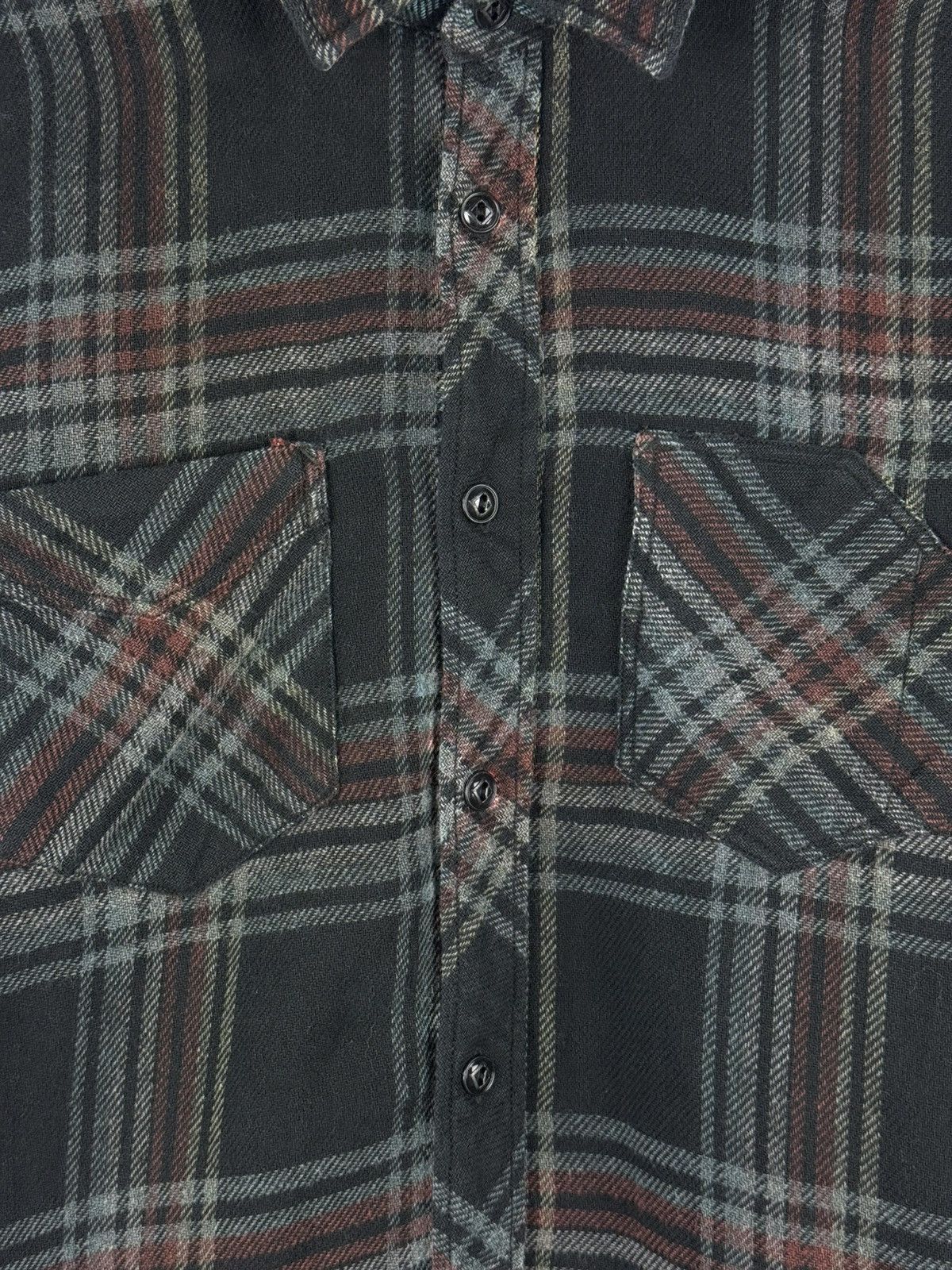 Allsaints Allsaints Finchley LS Men’s Plaid Flannel Button Up Shirt Size US L / EU 52-54 / 3 - 9 Thumbnail