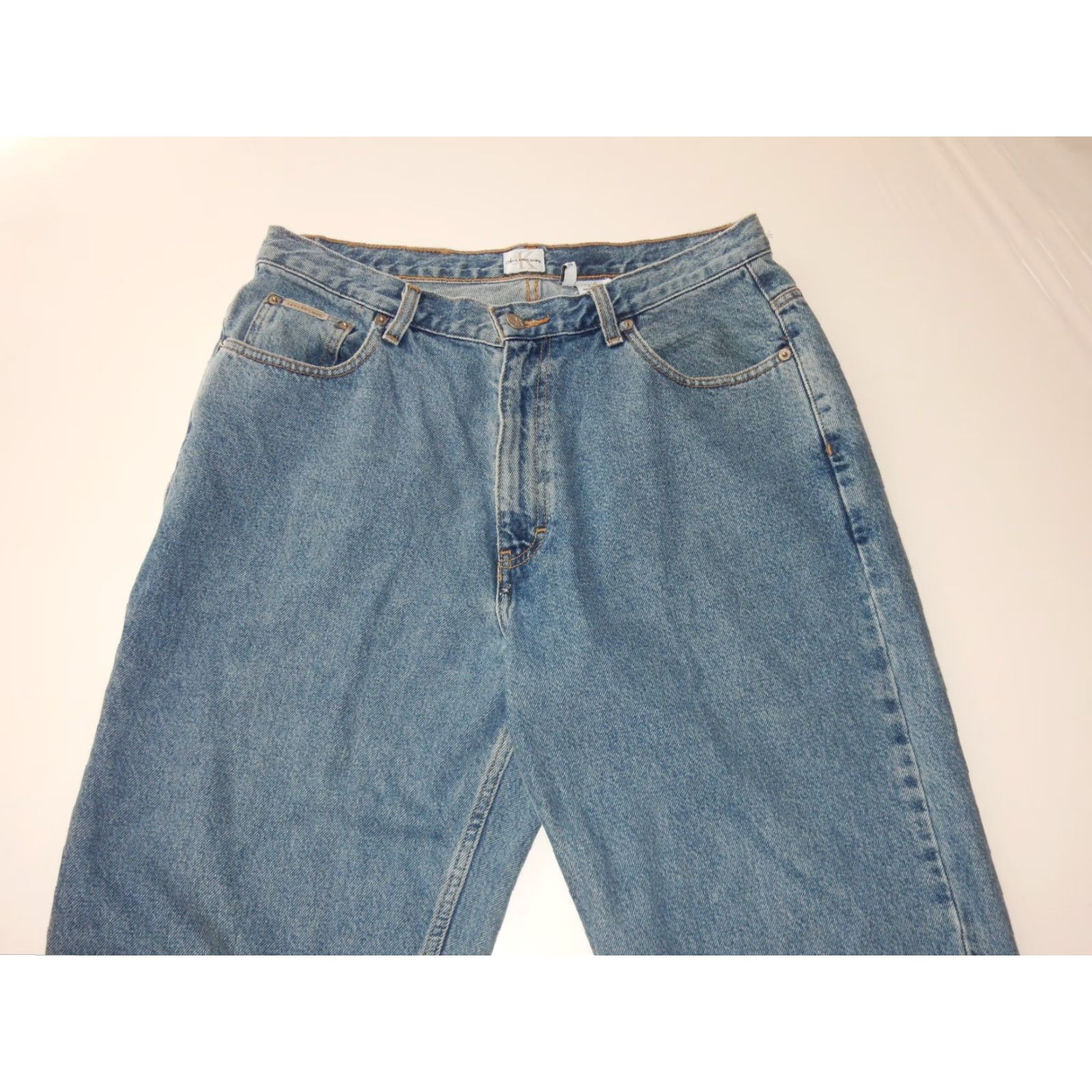 Calvin Klein VINTAGE Calvin Klein Jeans Men 34x32 Denim Straight Blue 32 inseam United Mexico Accessories? Size US 34 / EU 50 - 3 Thumbnail