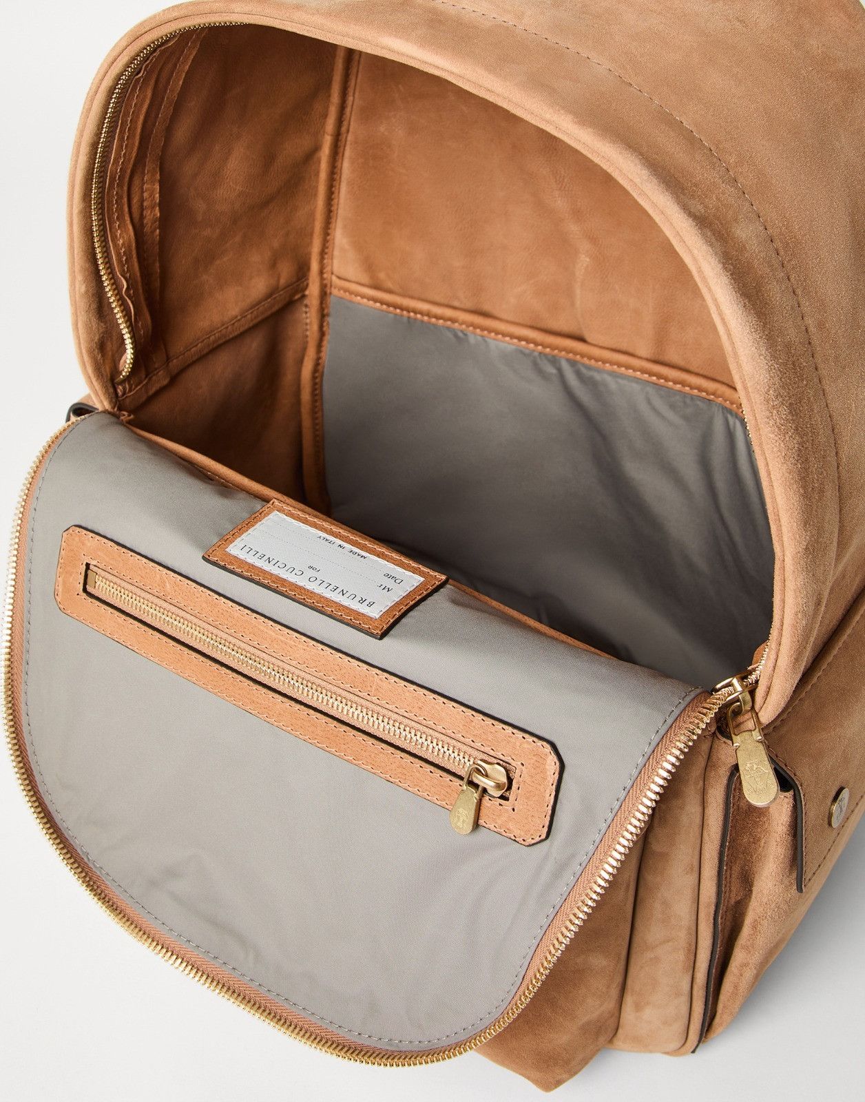 Brunello Cucinelli o1la1rc1a0326 Size: OS / Backpack in Brown Size ONE SIZE - 2 Thumbnail