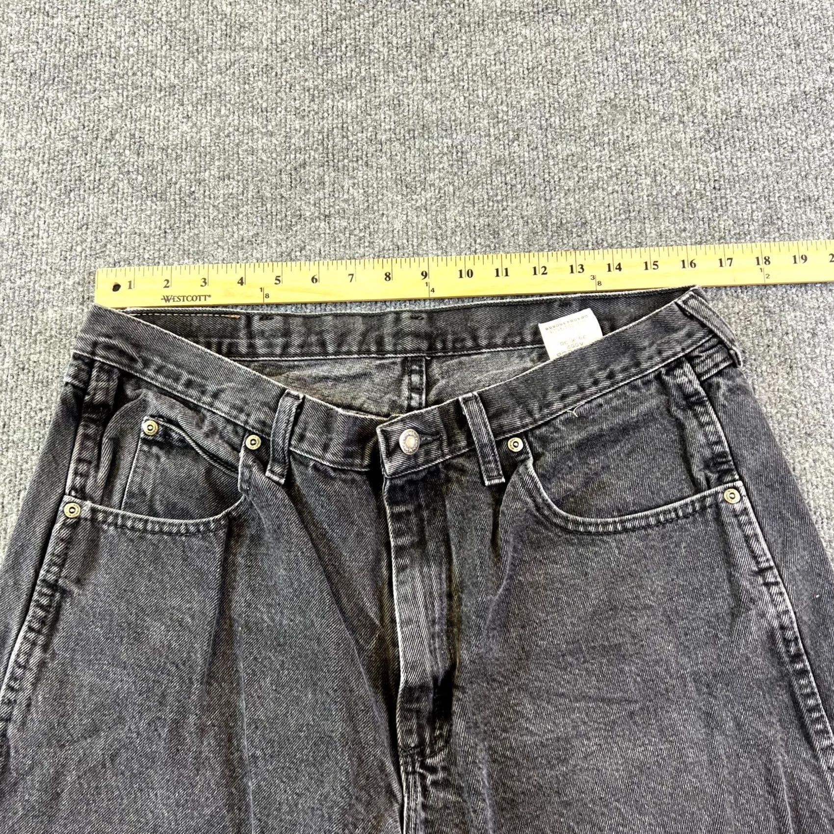 Wrangler Wrangler Jeans Mens 36x30 Black Denim 100% Cotton Rugged Wear Streetwear Size US 36 / EU 52 - 3 Thumbnail