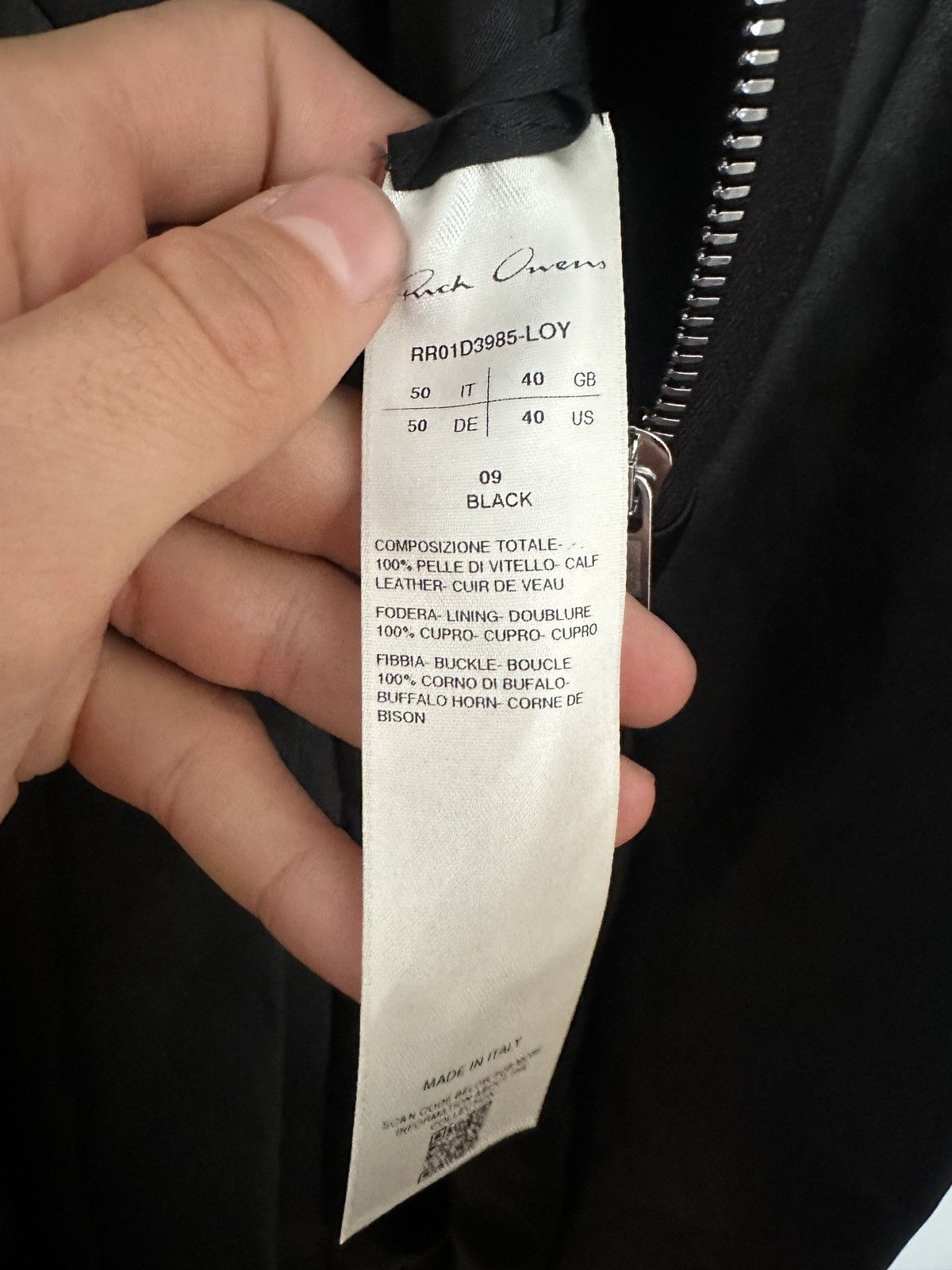 Rick Owens RICK OWENS SS24 LIDO RUNWAY LEATHER COAT Size US M / EU 48-50 / 2 - 7 Thumbnail