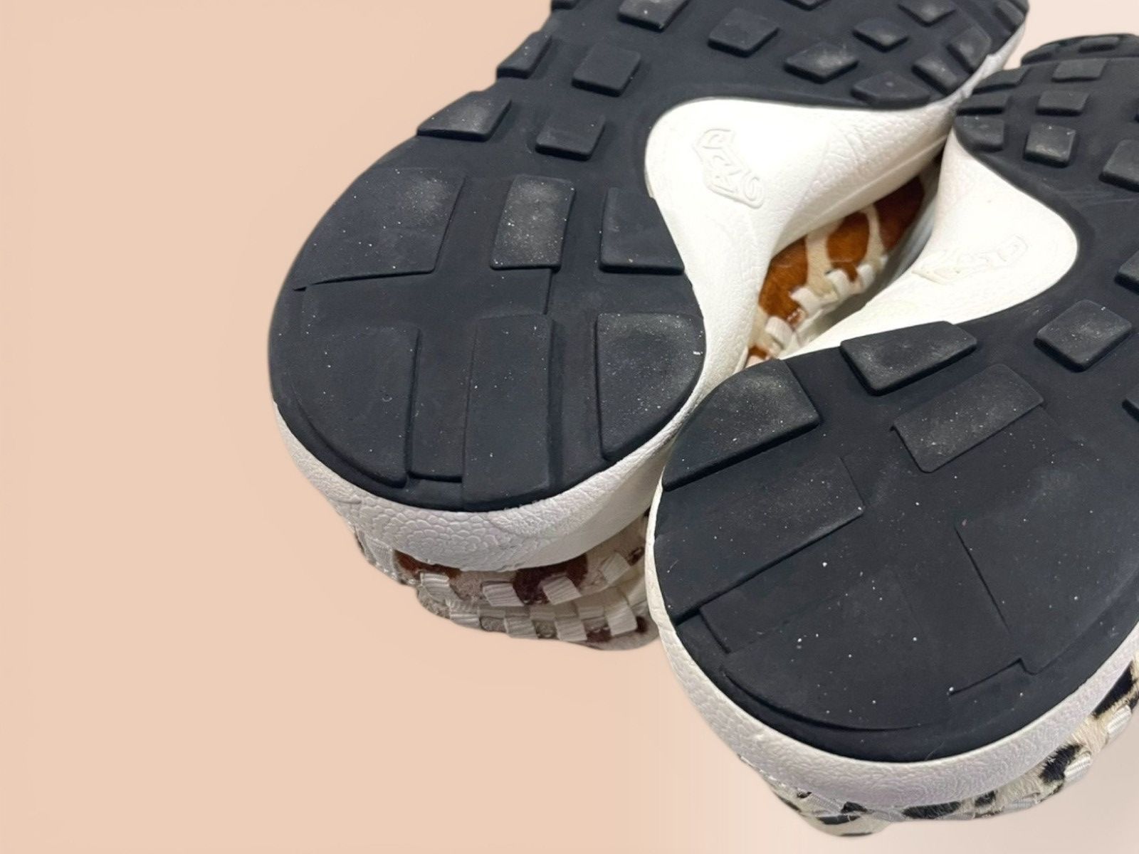 Nike Air Footscape Woven ”Natural and Brown“ & "Whit Cow Print" Size US 10 / EU 43 - 16 Thumbnail