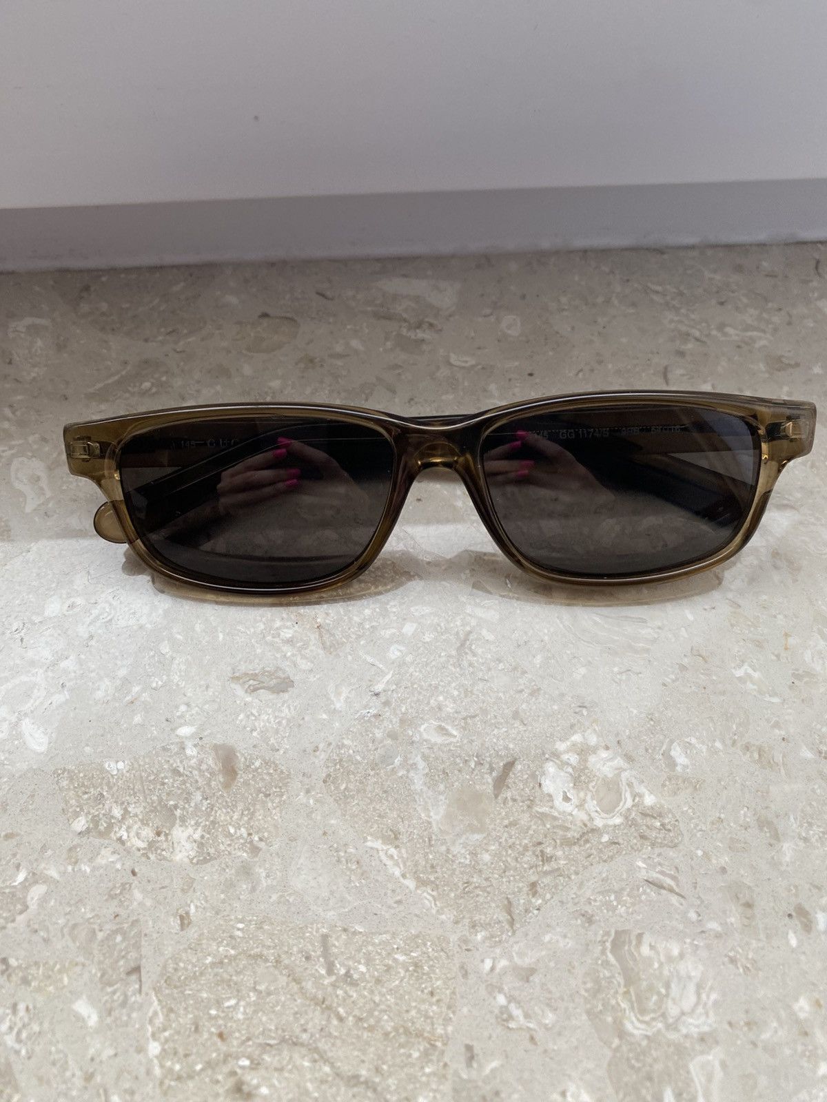 Gucci Gucci vintage brown unisex sunglasses Size ONE SIZE - 1 Thumbnail