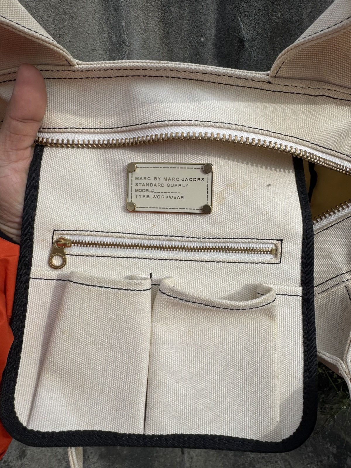 Marc by Marc Jacobs 🔥Marc By Marc Jacobs Canvas Tote Bag Model #0221.60 Size ONE SIZE - 6 Thumbnail