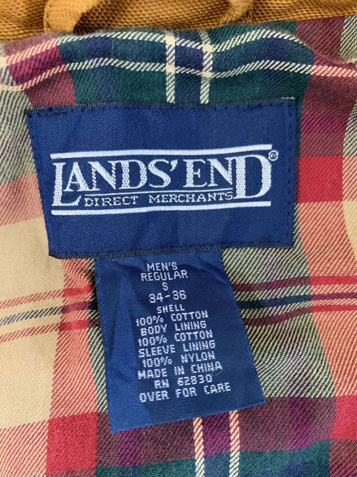 Lands' End lands’end vintage chore hunting jacket ( rare ) Size US S / EU 44-46 / 1 - 8 Thumbnail