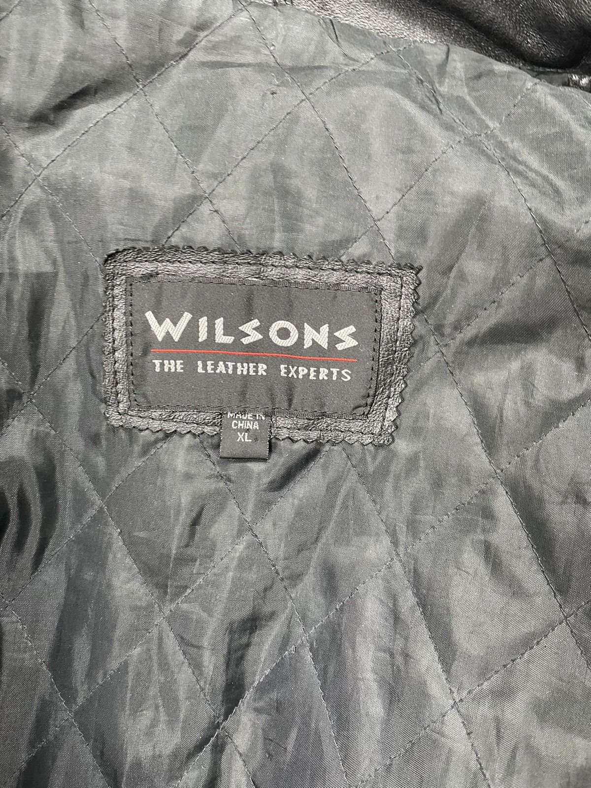 Genuine Leather × Vintage × Wilsons Leather Wilsons Vintage Genuine Leather Black Duffel Coat Jacket Size US XL / EU 56 / 4 - 14 Thumbnail