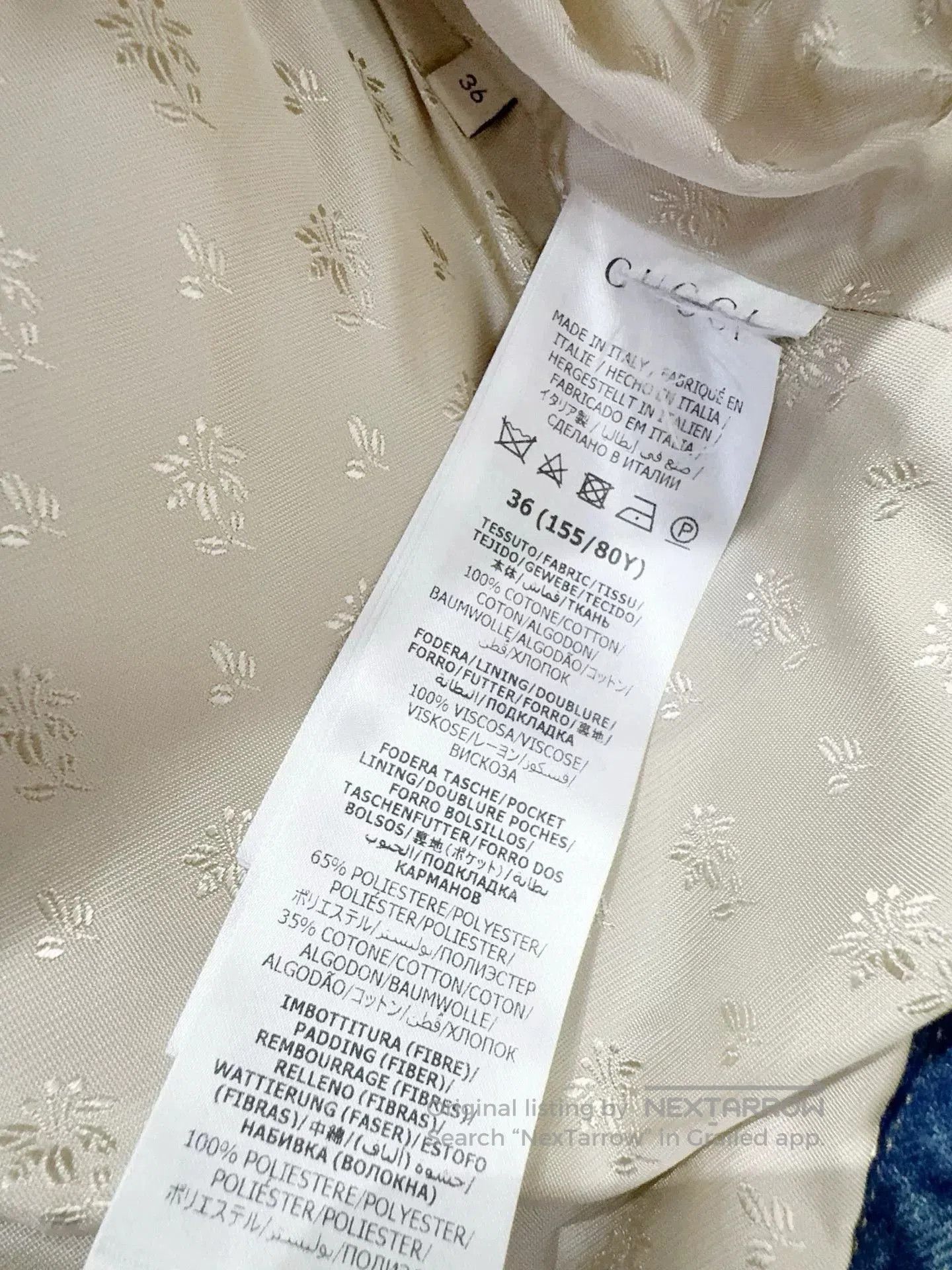 Gucci Gucci Denim Jacket. Size XS / US 0-2 / IT 36-38 - 6 Thumbnail