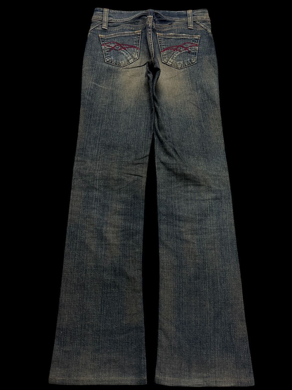 Tornado Mart FLARED Vintage 90s Japanese Sick Mudwash Distressed Bootcut Size US 27 - 12 Thumbnail