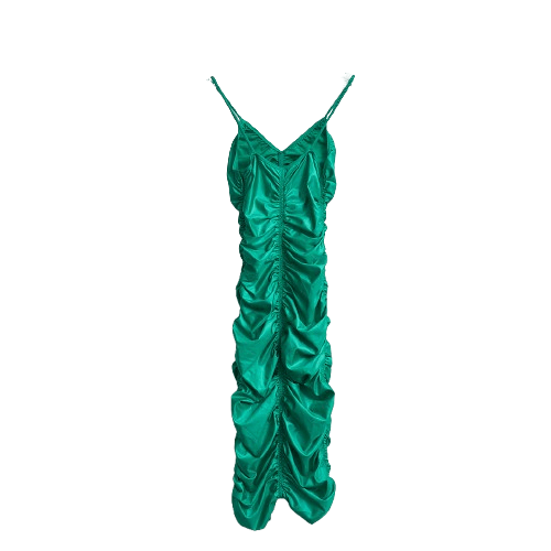Alexander Wang Poison Ivy Ruched Cami Slip Dress Size S / US 4 / IT 40 - 2 Thumbnail