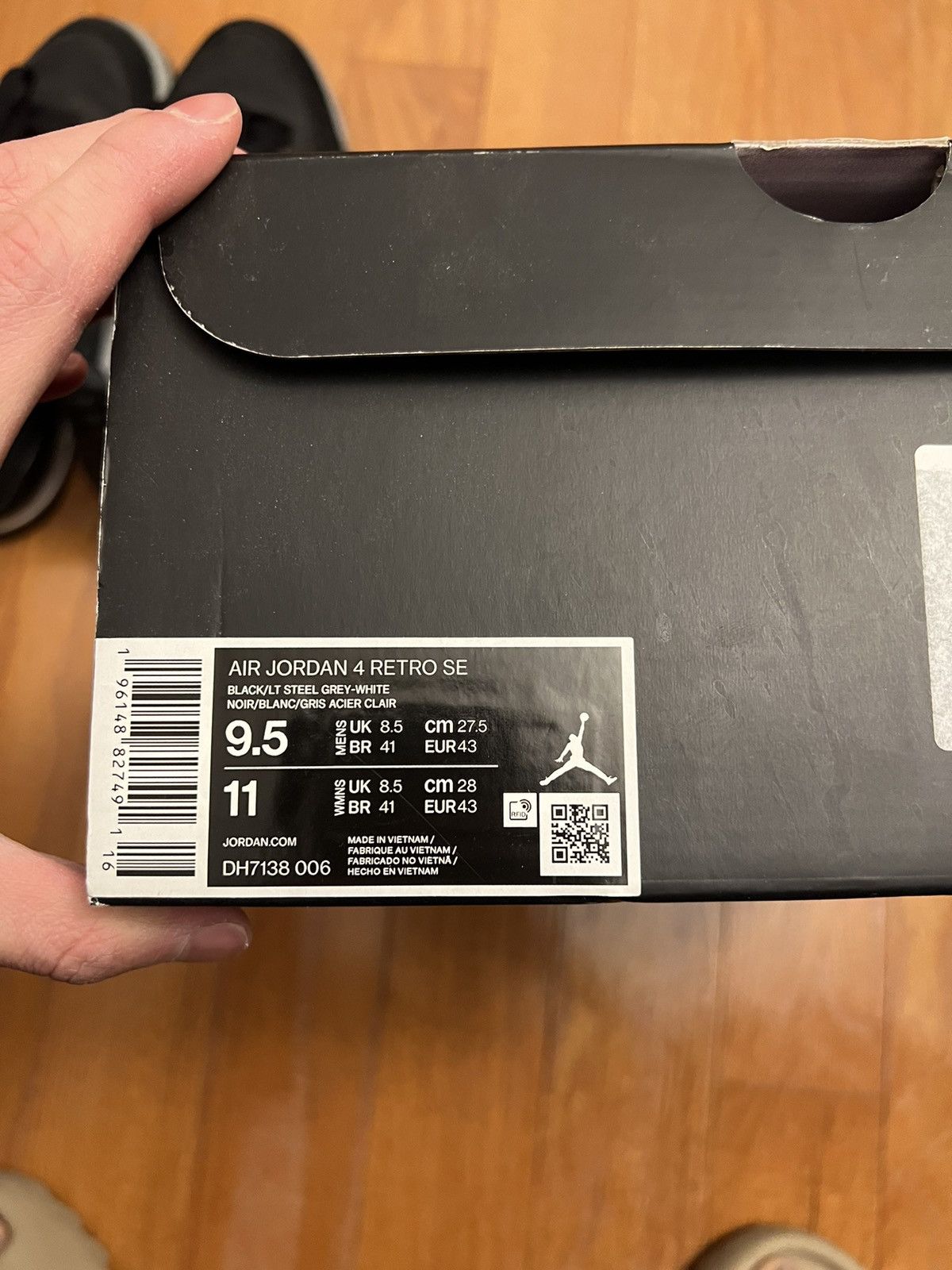 Jordan Brand Air jordan 4 retro se black canvas sz 9.5 Size US 9.5 / EU 42-43 - 11 Thumbnail