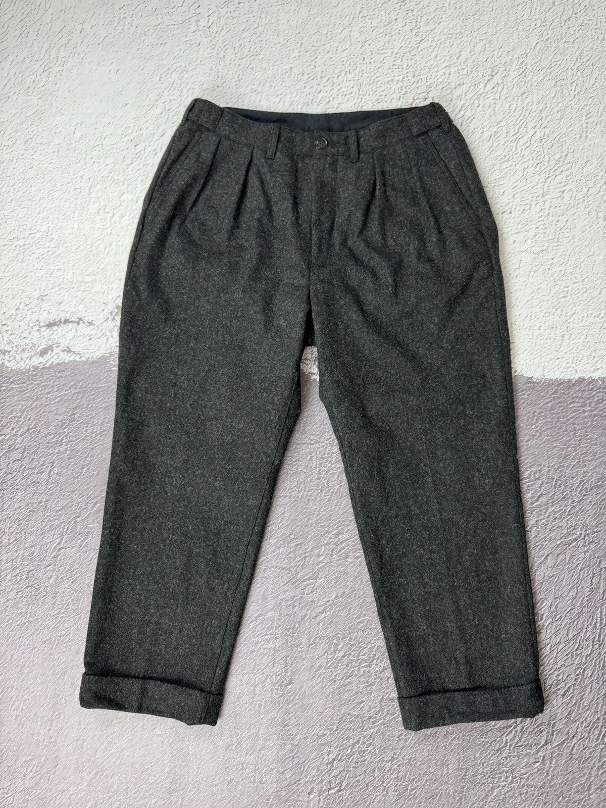 Barbour BARBOUR WHITE LABEL PETER WOOL PANTS TROUSERS Size US 38 / EU 54 - 3 Thumbnail
