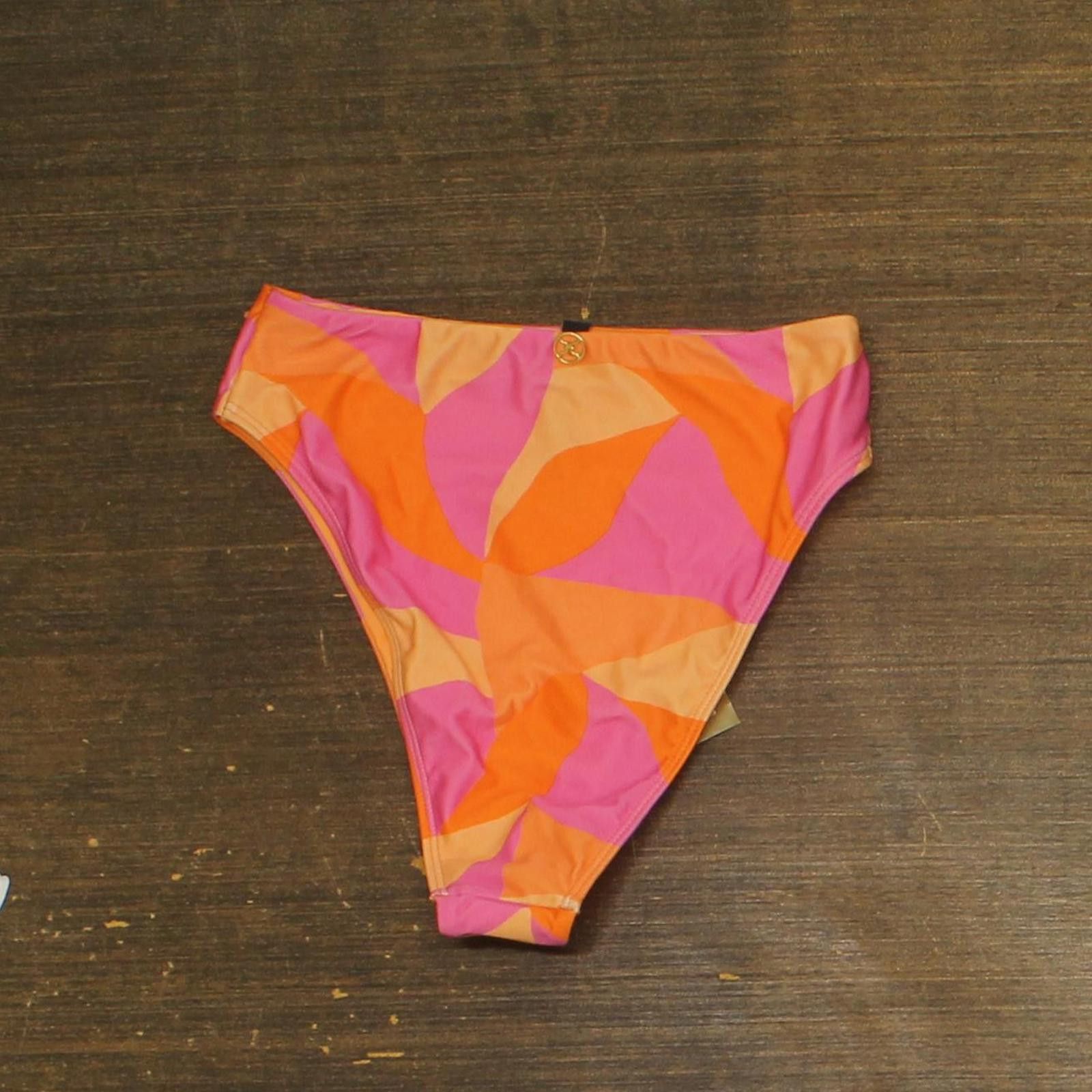 Other Nwt Vix Gigi Printed High Waist Bikini Bottom Pink Multi S Size ONE SIZE - 2 Thumbnail