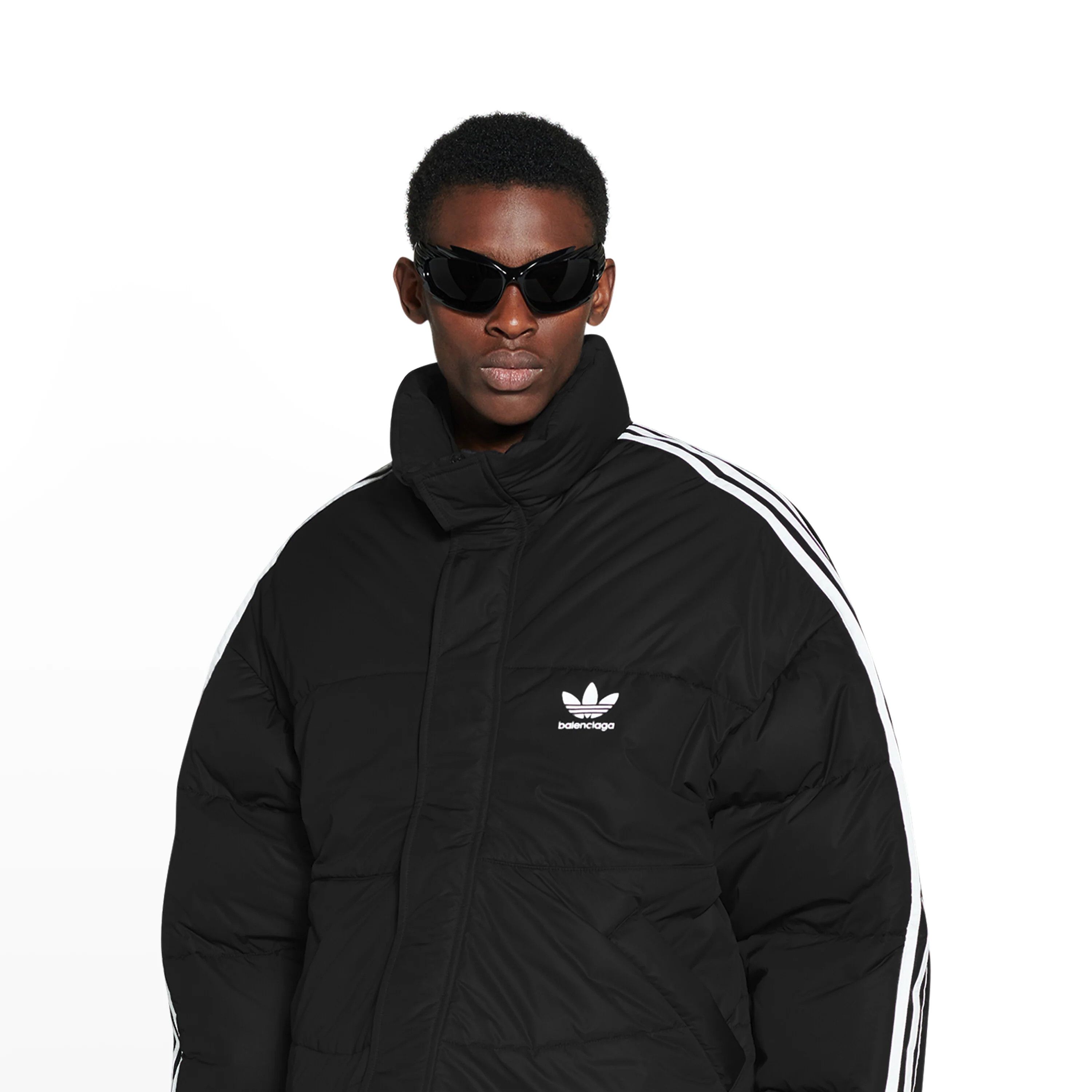 Adidas × Balenciaga o1srvl11e0424 Balenciaga / Adidas Puffer Jacket in Black Size US M / EU 48-50 / 2 - 2 Thumbnail