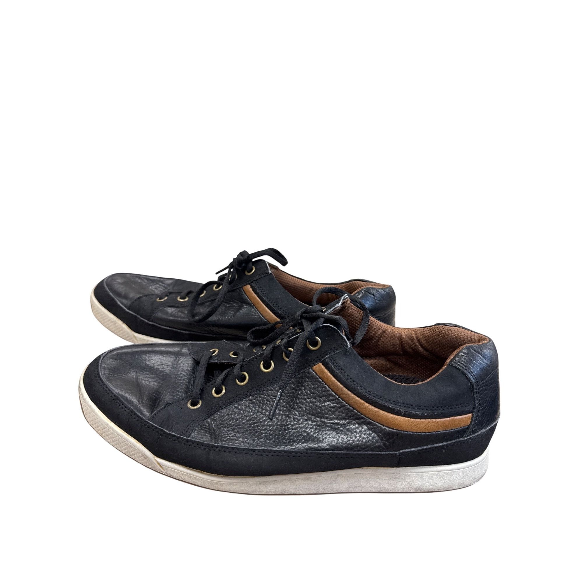 Footjoy FootJoy Contour Casual Black Brown Leather Golf Shoes Size 1 Size US 10.5 / EU 43-44 - 3 Thumbnail