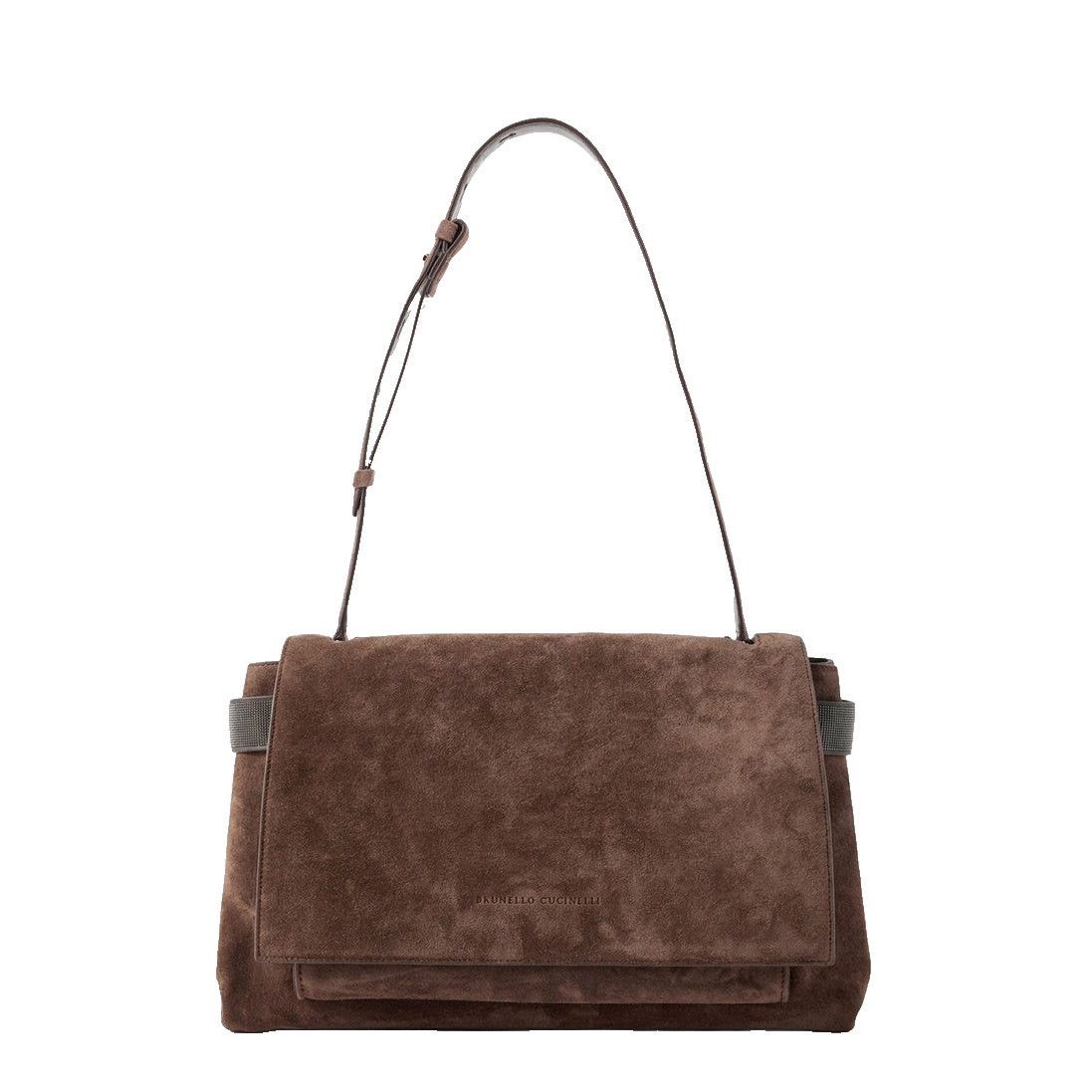 Brunello Cucinelli BRUNELLO CUCINELLI Brown Suede Crossbody Bag New Size ONE SIZE - 1 Thumbnail