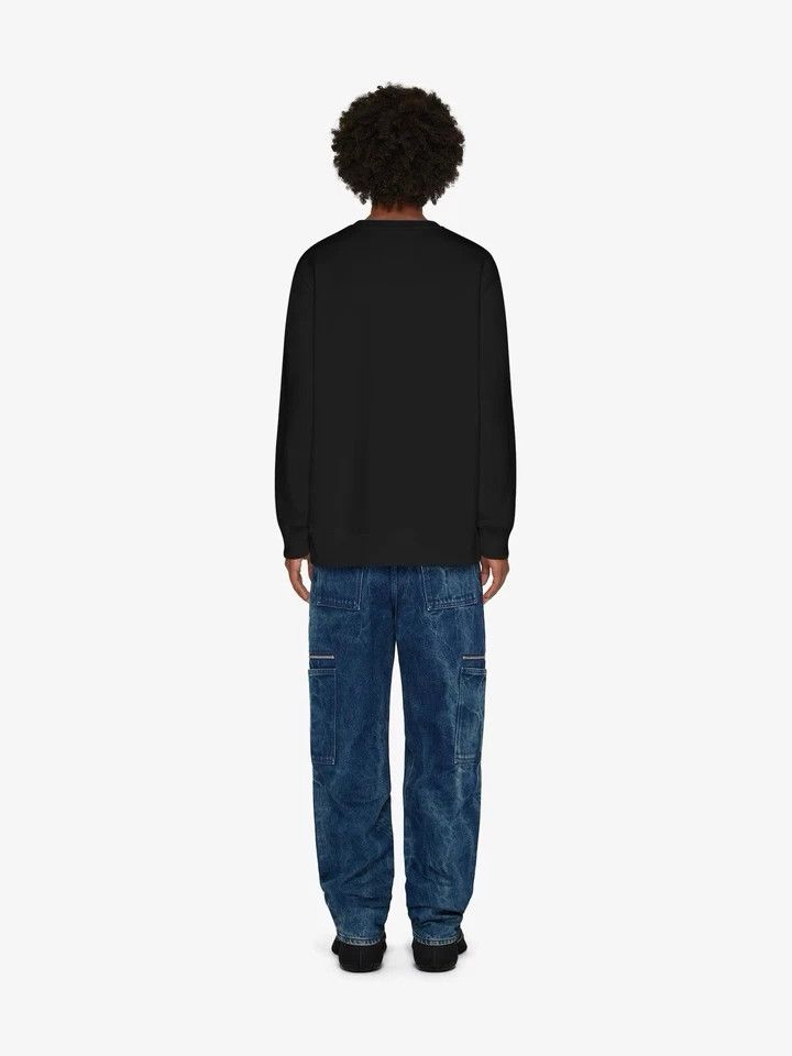 Givenchy o1srvl11e0625 Archetype Slim Fit Sweatshirt in Black Size US XXL / EU 58 / 5 - 3 Thumbnail