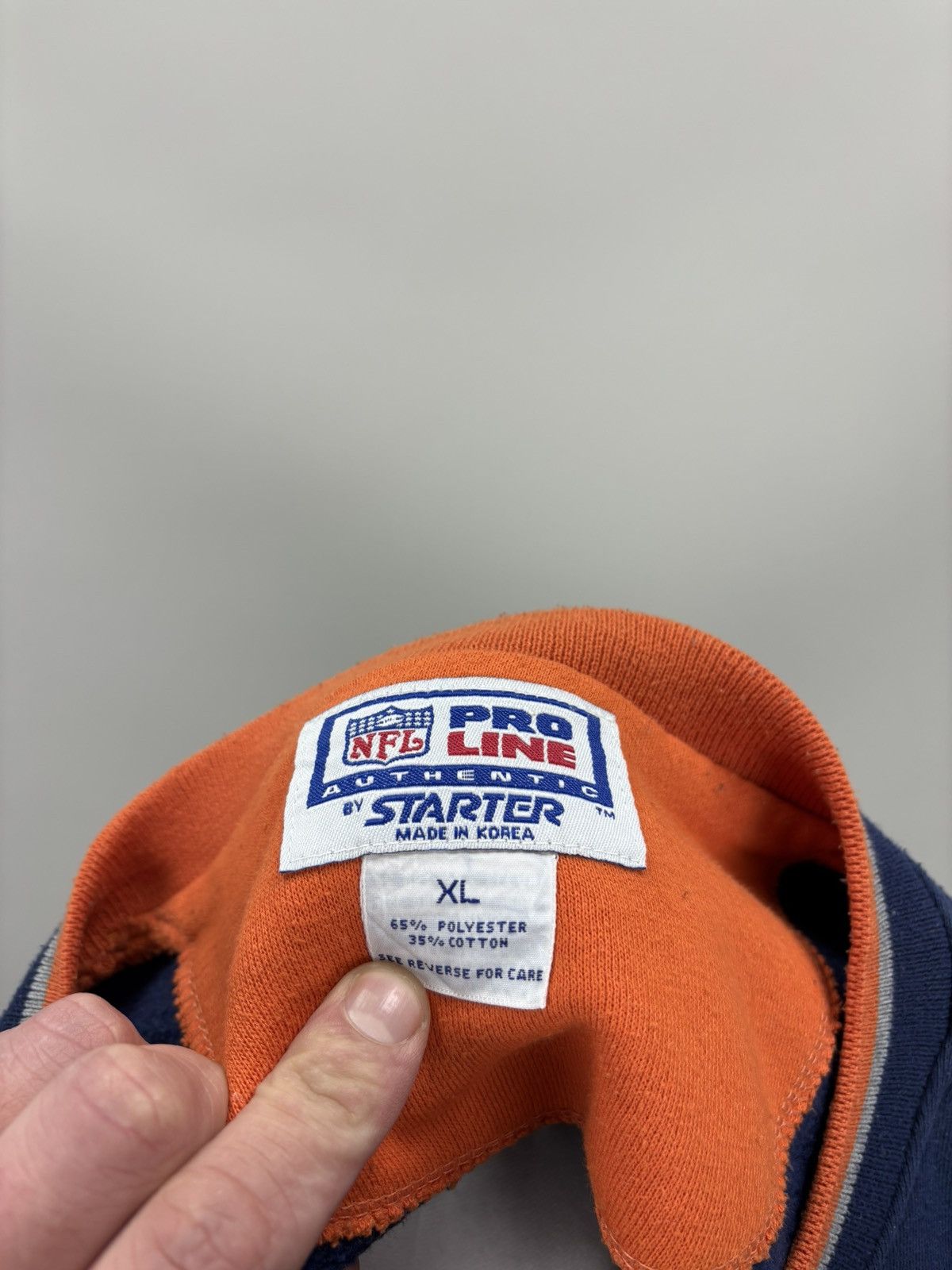 Starter Mens vintage sweatshirt Chicago Bears Starter Pro Line Size US XL / EU 56 / 4 - 10 Thumbnail