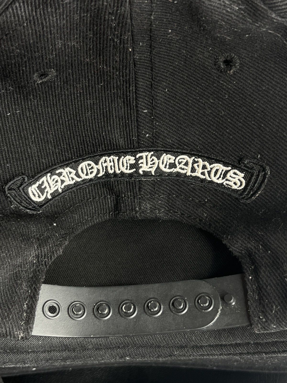 Chrome Hearts Chrome Heart Dagger Denim Hat Size ONE SIZE - 4 Thumbnail
