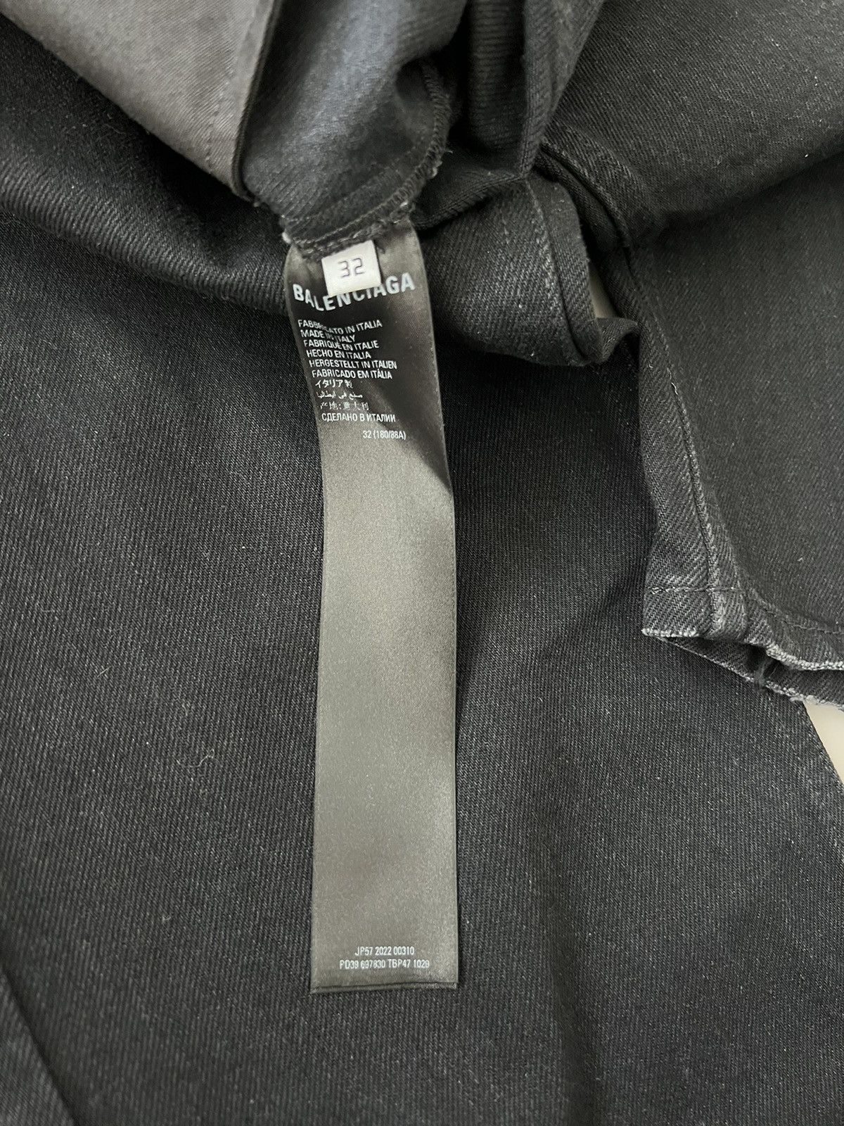 Balenciaga Balenciaga Lost Tape raw-cut slim fit jeans Size US 32 / EU 48 - 7 Thumbnail