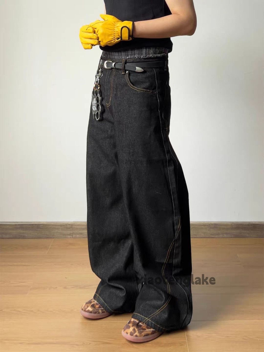 Jean xtl Vintage wide Leg flared yuppie cleanfit y2k jeans Size US 30 / EU 46 - 5 Thumbnail