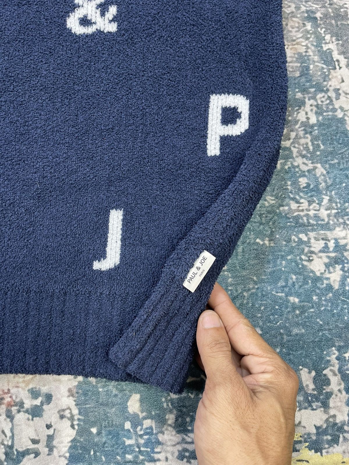 Paul & Joe Paul & Joe Overprint Thick Knit Sweater Pull Over Size US L / EU 52-54 / 3 - 11 Thumbnail