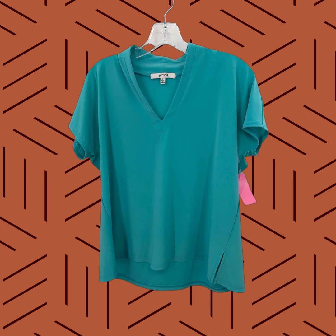 Vintage Pre-Owned Sympli Blue Blouse Size 8 Regular XS? Size M / US 6-8 / IT 42-44 - 1 Thumbnail