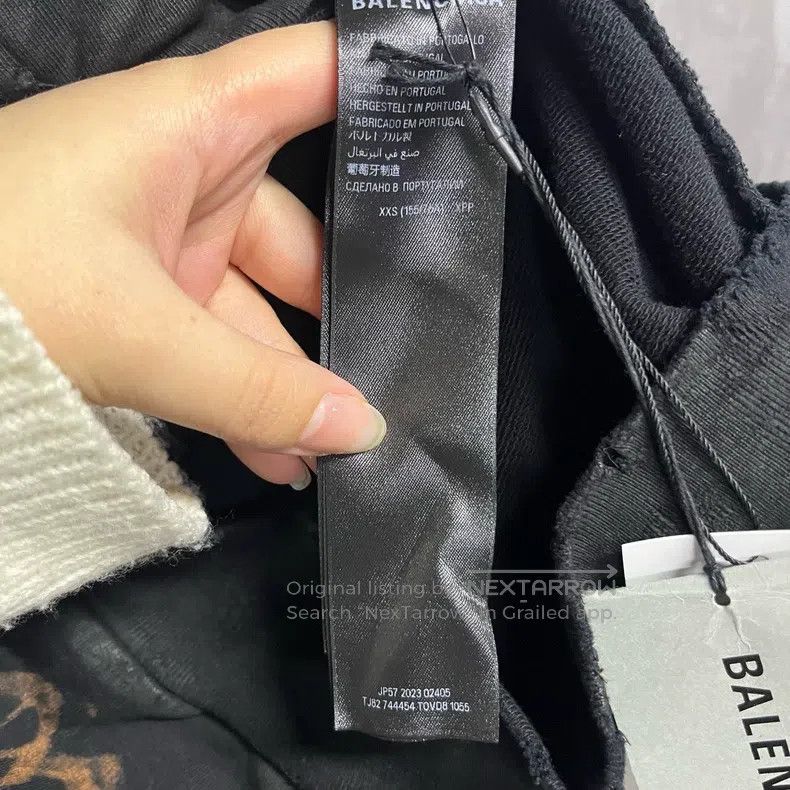 Balenciaga Balenciaga Black Graphic Print Zip-Up Slim Fit Size US XXS / EU 40 - 3 Thumbnail