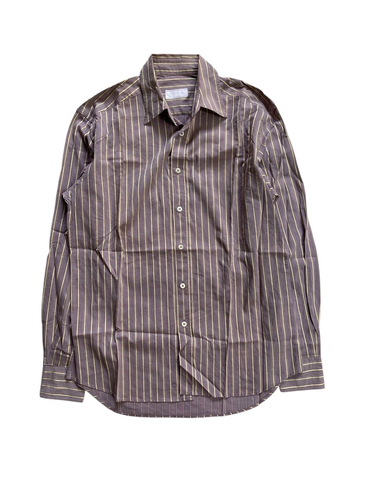 Prada PRADA VINTAGE STRIPED CASUAL BUTTON DOWN SHIRT Size US XL / EU 56 / 4 - 1 Thumbnail