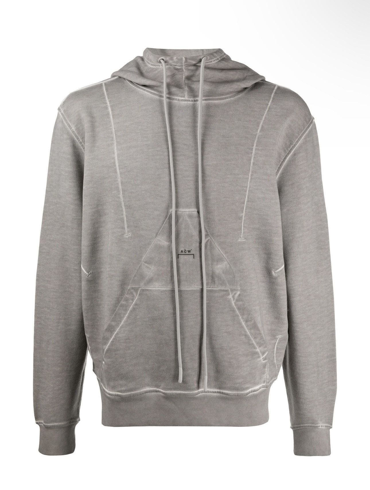 image of A Cold Wall A-Cold-Wall Logo Hoodie in Grey, Men's (Size Small)