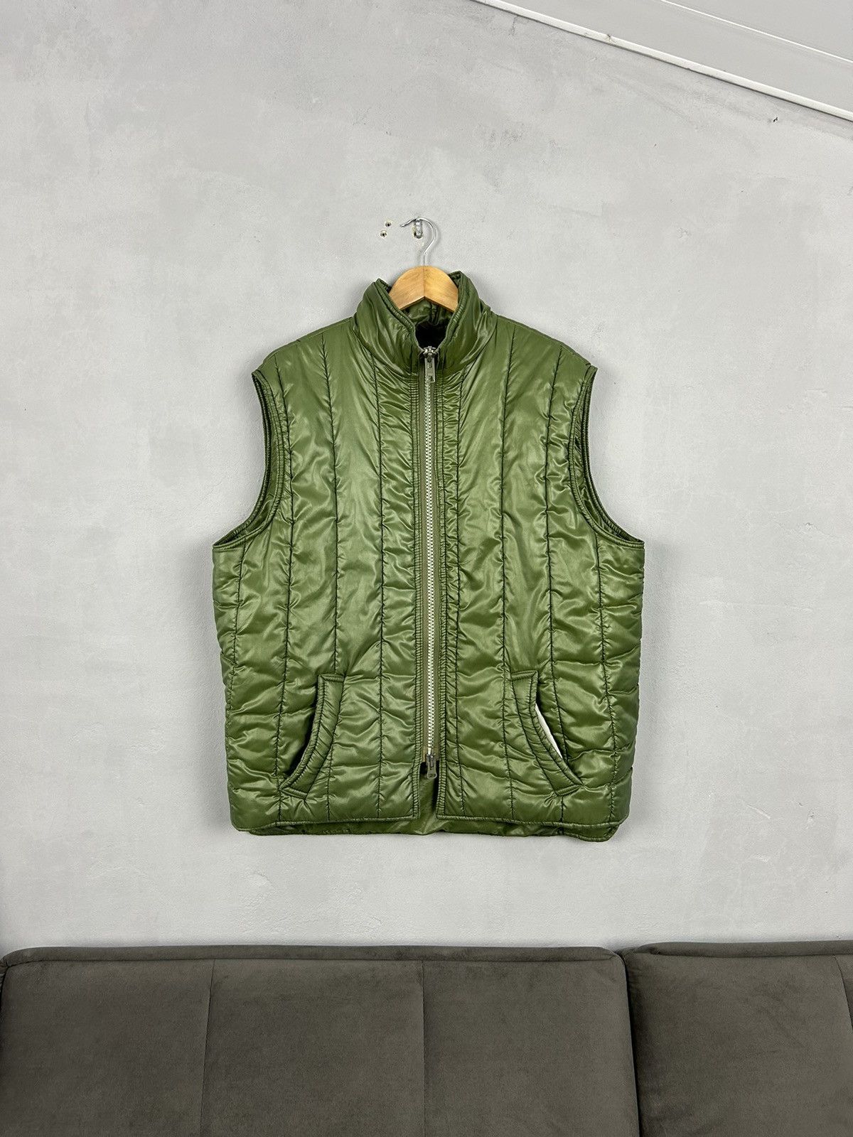 Barbour Barbour 90S Three Crown Quilted Vest Size US XL / EU 56 / 4 - 1 Thumbnail