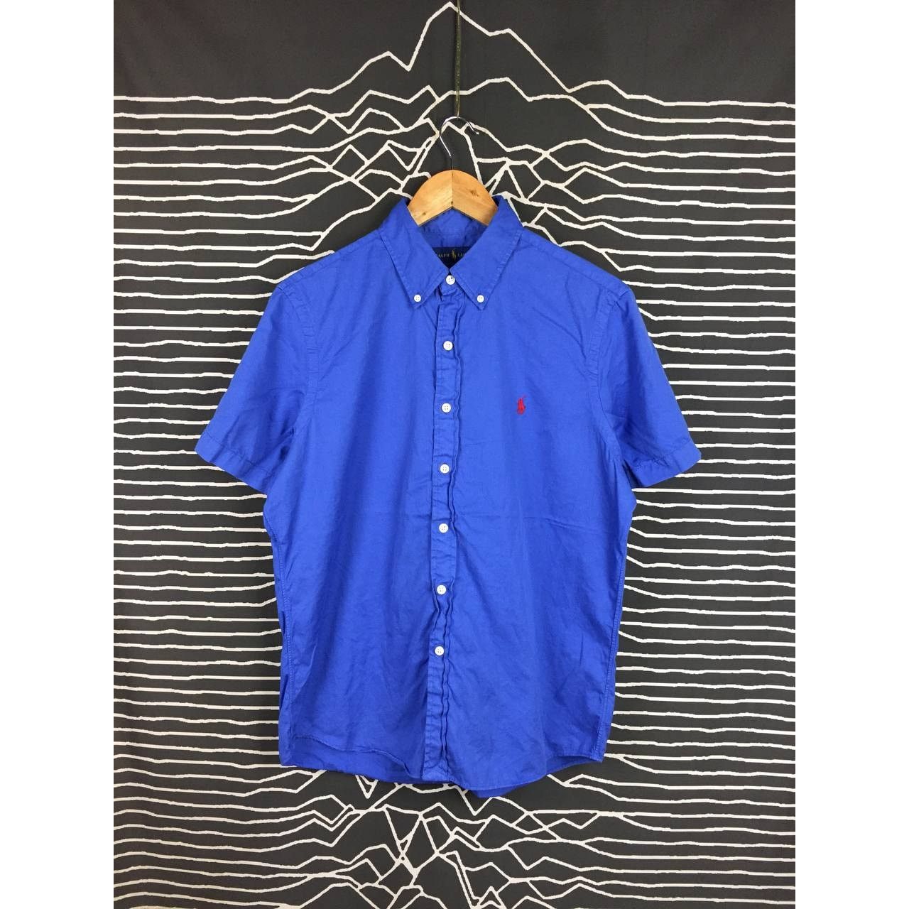 Ralph Lauren × Vintage Vtg Ralph Lauren Feather Weight Twill Button Up Shirt Size US M / EU 48-50 / 2 - 2 Thumbnail