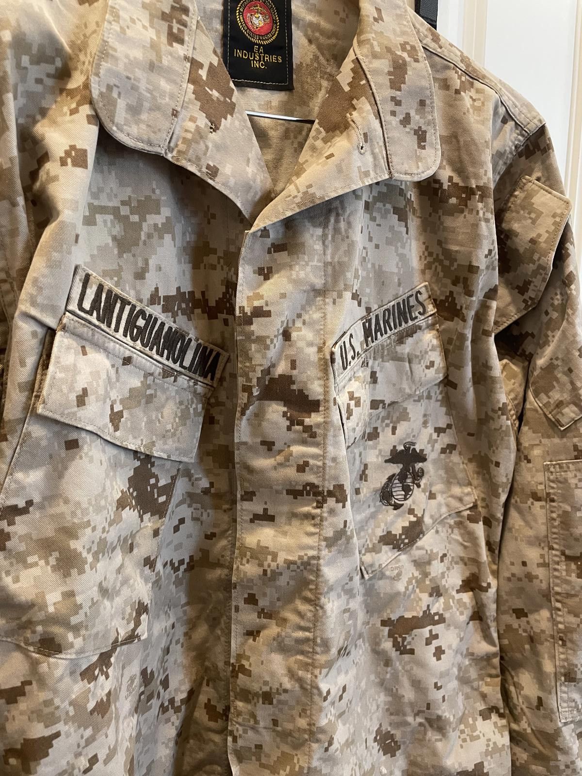 Designer USMC Desert MARPAT Camouflage Blouse MCCUU Medium Regular EA Size ONE SIZE - 4 Thumbnail